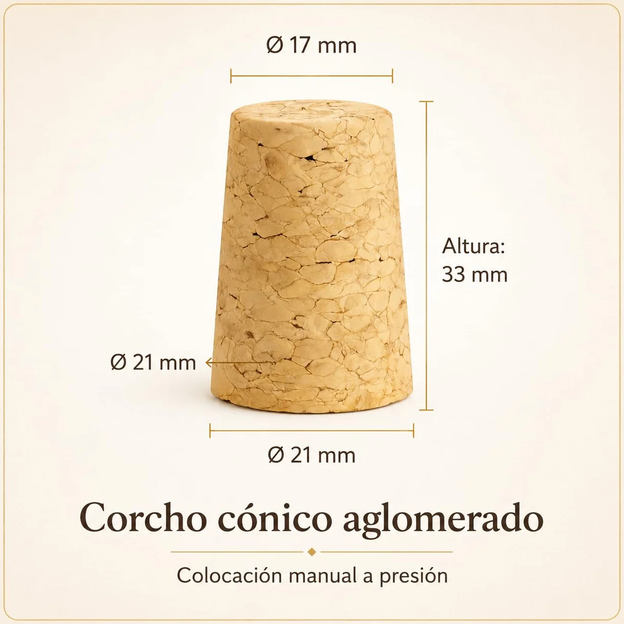 Botellas Vacías para Vino 750 ml Vidrio Transparente Pack 6 Corcho Cónico
