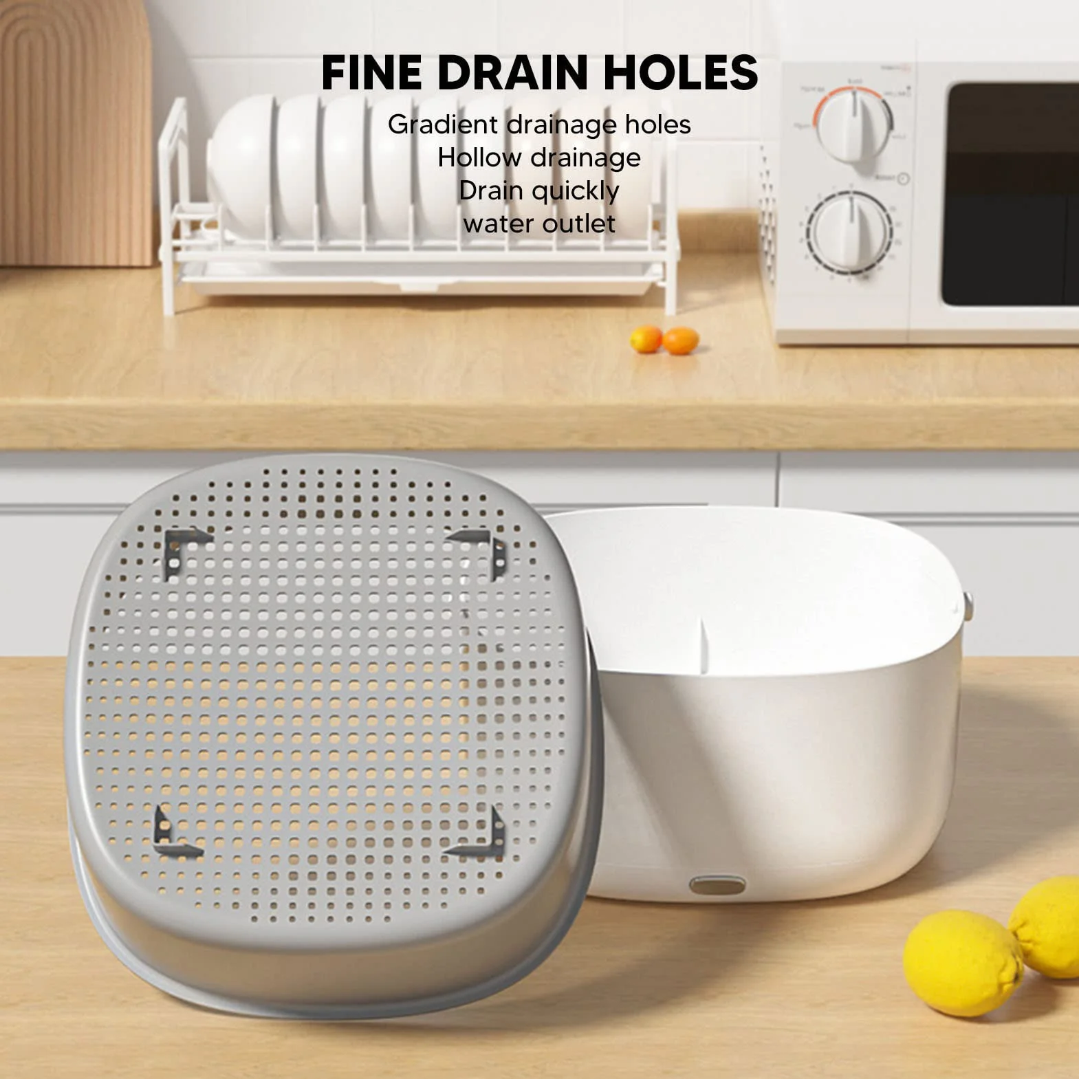 Purificador de Frutas y Verduras, Máquina de Limpieza de Frutas y Verduras Dispositivo de Limpieza de Frutas y Verduras de 360 ​​grados para Uso Doméstico