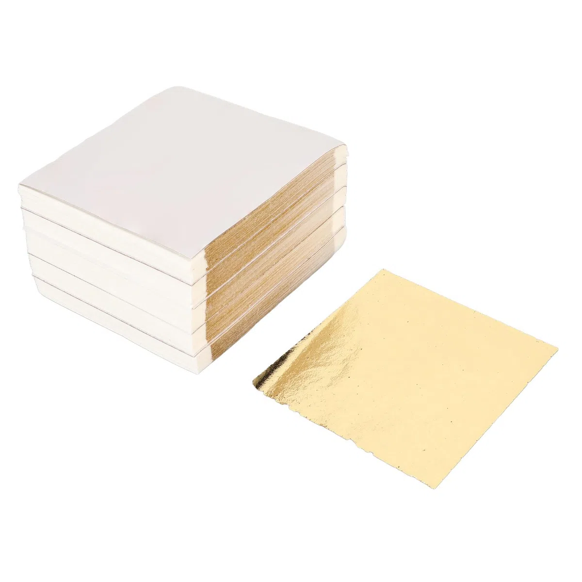 500 Hojas de Pan de Oro, Pan de Oro de Imitación Multiusos de Moda para Artes, Dorado, Manualidades, Pintura, Decoración, Fácil de Manejar, No Comestible