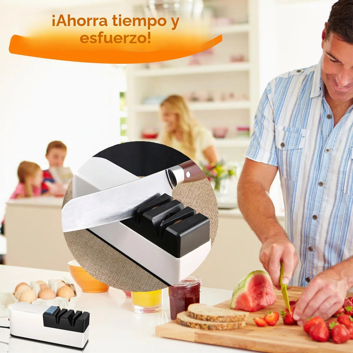 Afilador Cuchillos Electrico, 5 En 1 Afilador de Cuchillos Profesional Electrico, Afilador de Tijeras con Muela, Knife Sharpener para Cuchillos de Cocina Tijeras Cuchillos de Fruta
