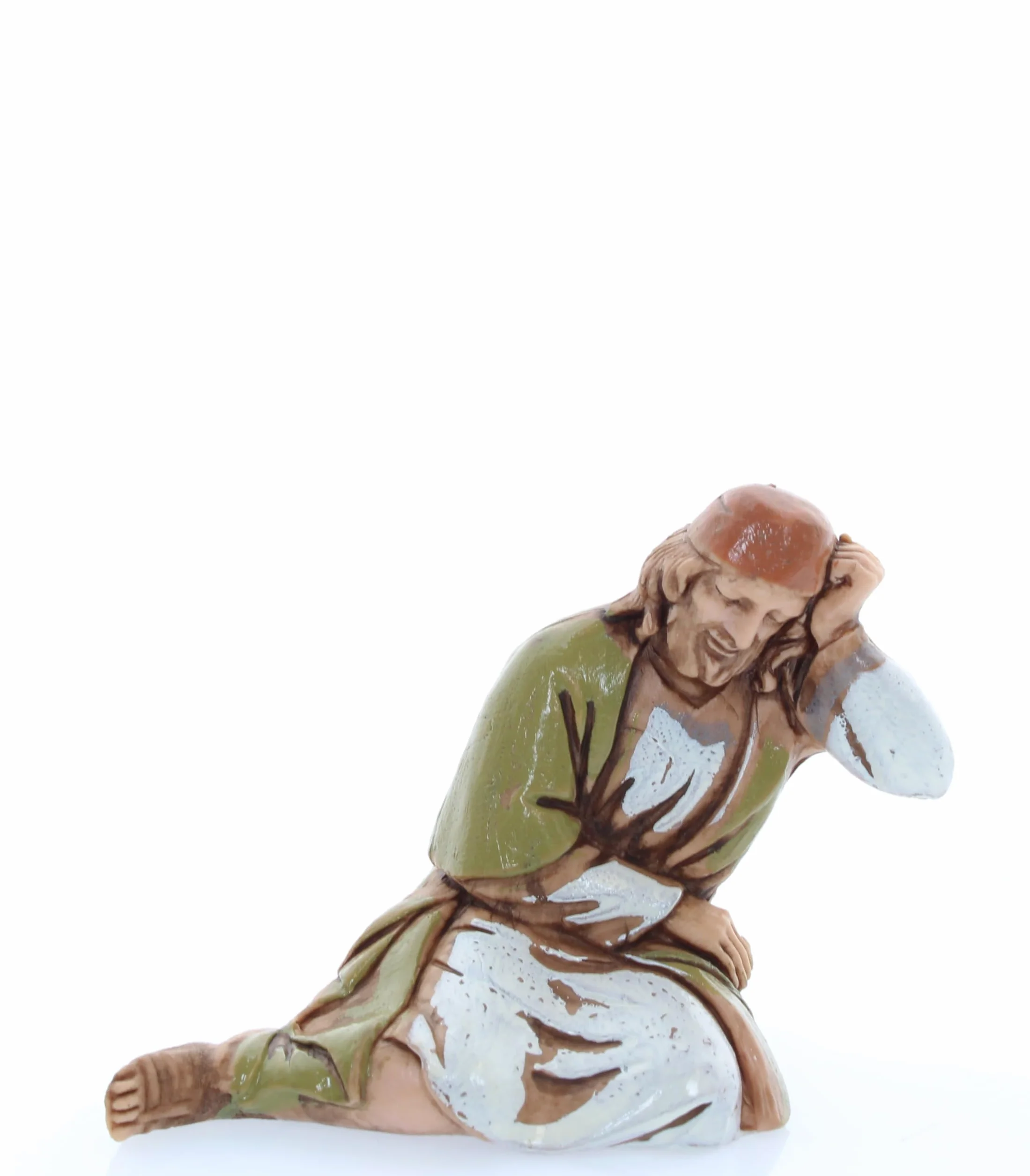 Moranduzzo Set Mujeres en el Pozo y Camelleros para Belén de 10 cm – Standard 10 – Escala 1:20 – Figuras irrompibles, pintadas a Mano, Escultor M. Landi, Made in Italy