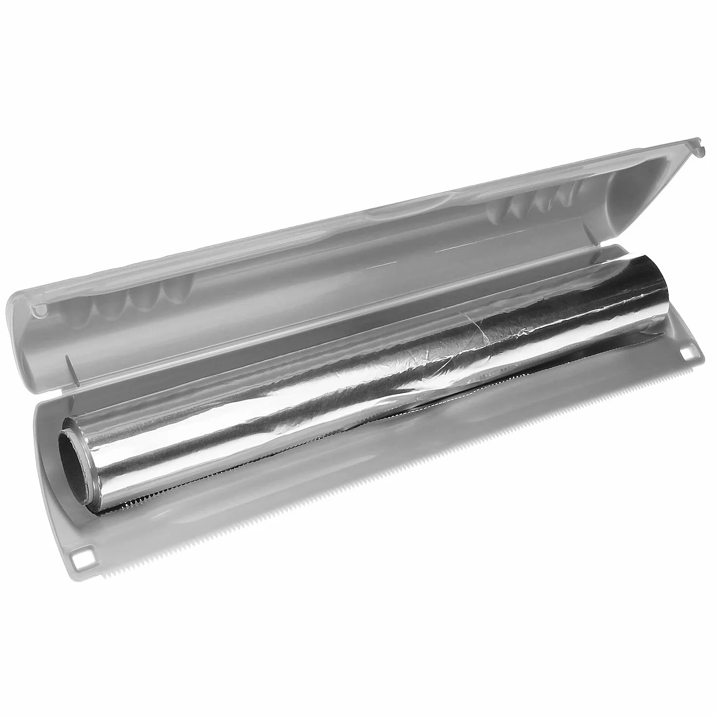 Meberg Juego de 3 cortadores de láminas para film transparente, lámina de aluminio, dispensador de láminas de aluminio, soporte de plástico