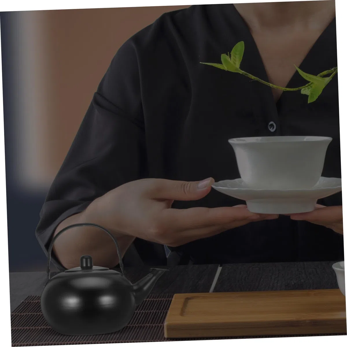 IMIKEYA Tetera de Acero Inoxidable Colador y Capacidad de 1,5l para Hervir Agua, Diseño Clásico y Funcional Adecuado para Cocina y Salón de Té