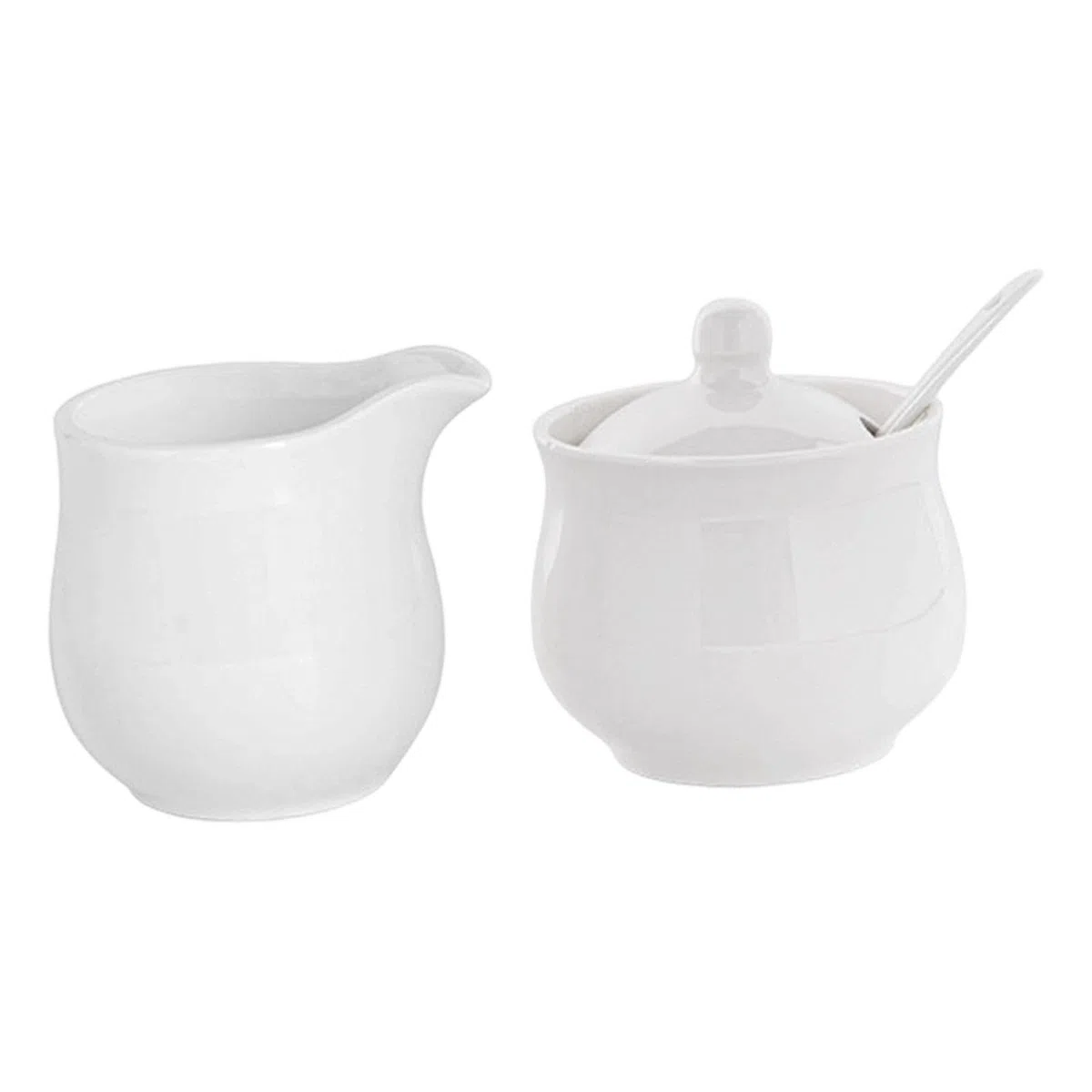 Juego de Azucarero y Crema de Cerámica, Accesorios para Servir Café
