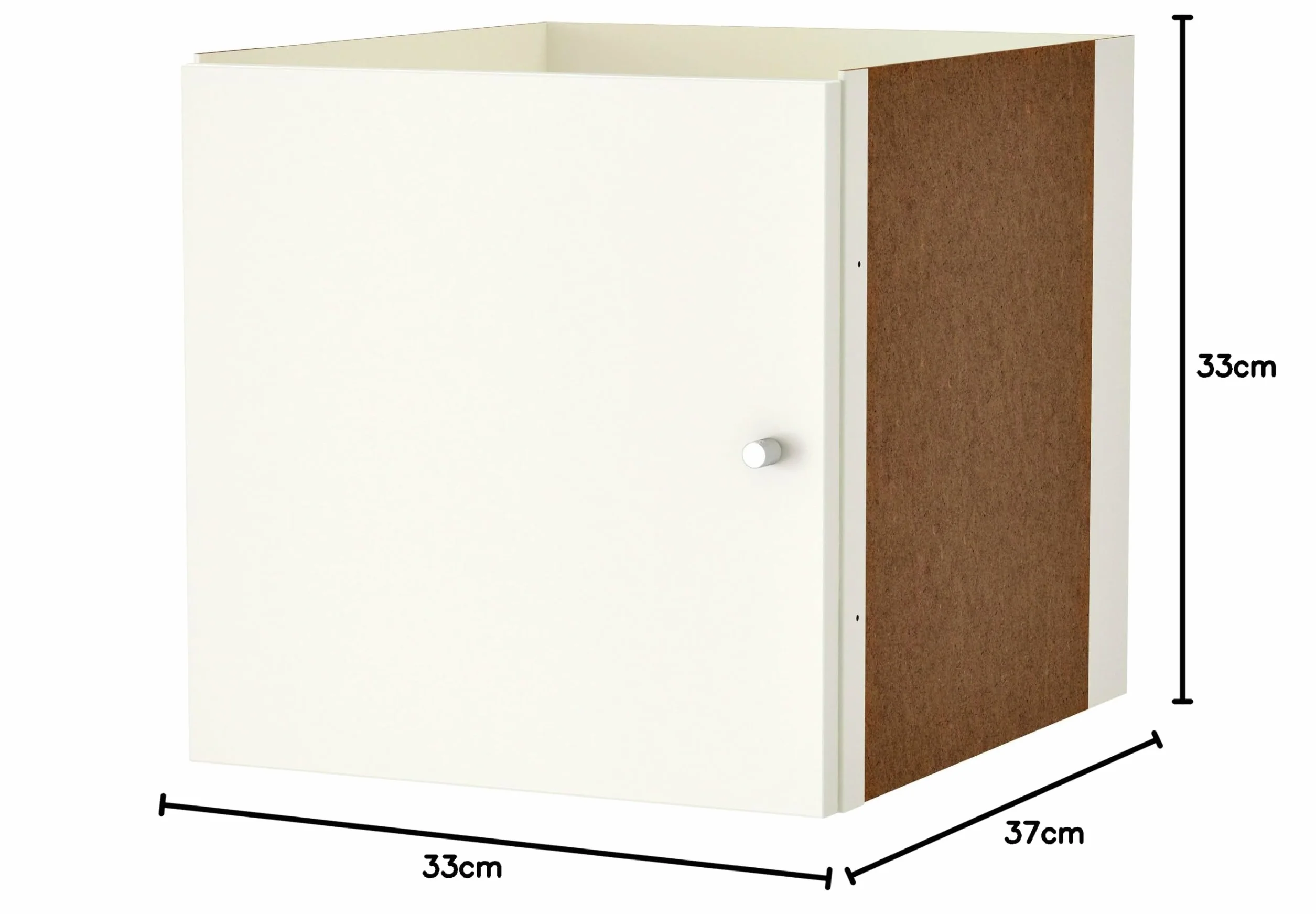 Kallax Insertar armario con puerta, apilable, estantería muebles Ikea