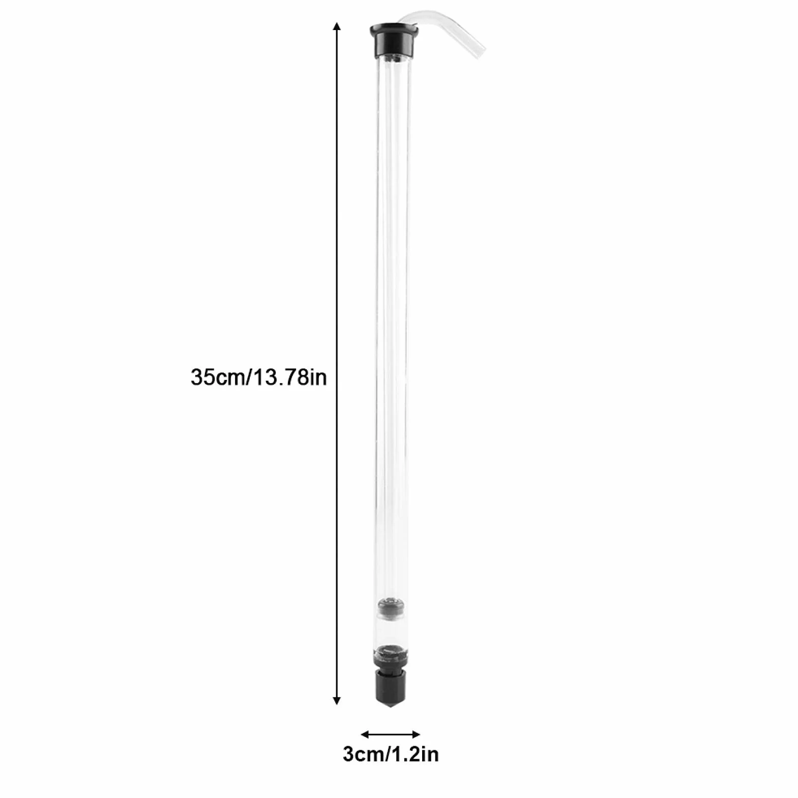 Kit de Sifón Deluxe para Vino, Llenador de Botellas Pro Auto Siphon Racking Cane con Tubería de Flujo Rápido