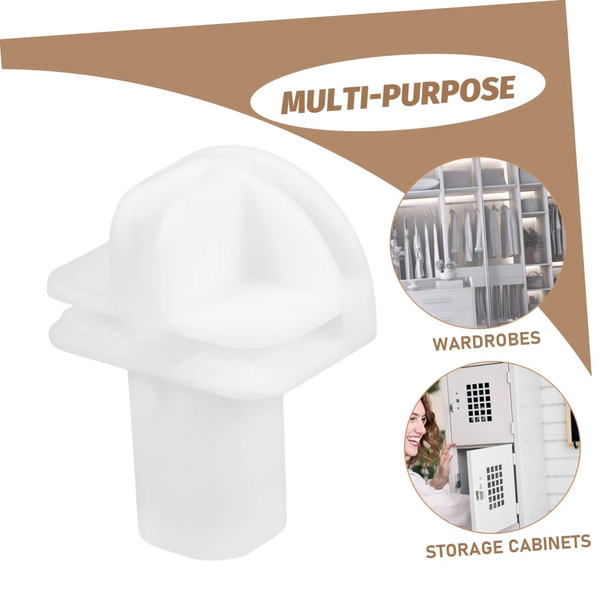 Cabilock 24piezas Conectores De Cubos De Almacenamiento De Plástico Para Estanterías y Armarios Modulares Fáciles De Usar y Resistentes Perfectos Para Crear Espacios Organizados