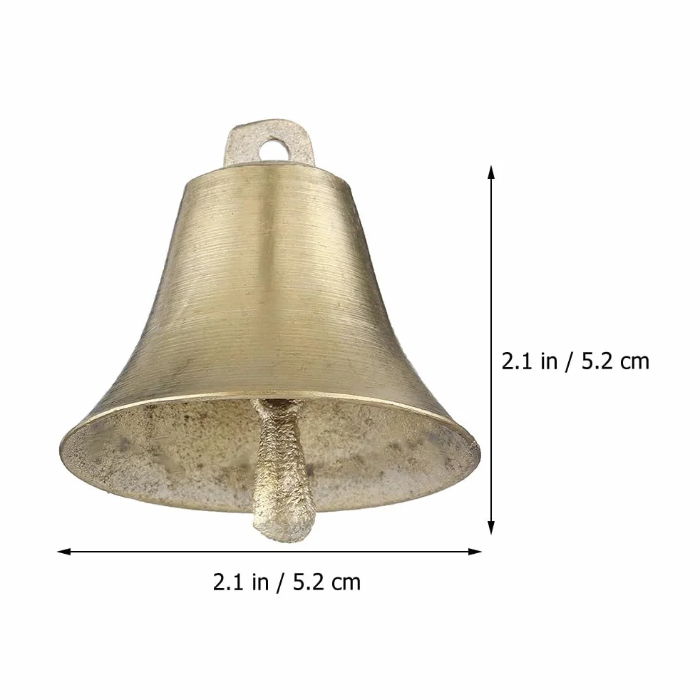 PRETYZOOM Campanas De Cobre para Ovejas Y Ganado Campanas De Pastoreo, Decoración Vintage del Hogar, Paquete De 4
