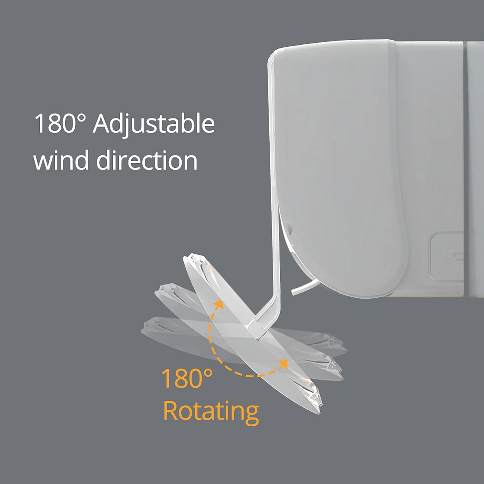 Deflector de viento universal para aire acondicionado para el hogar y la oficina Deflector de aire acondicionado de plástico ajustable para aire acondicionado montado en la pared