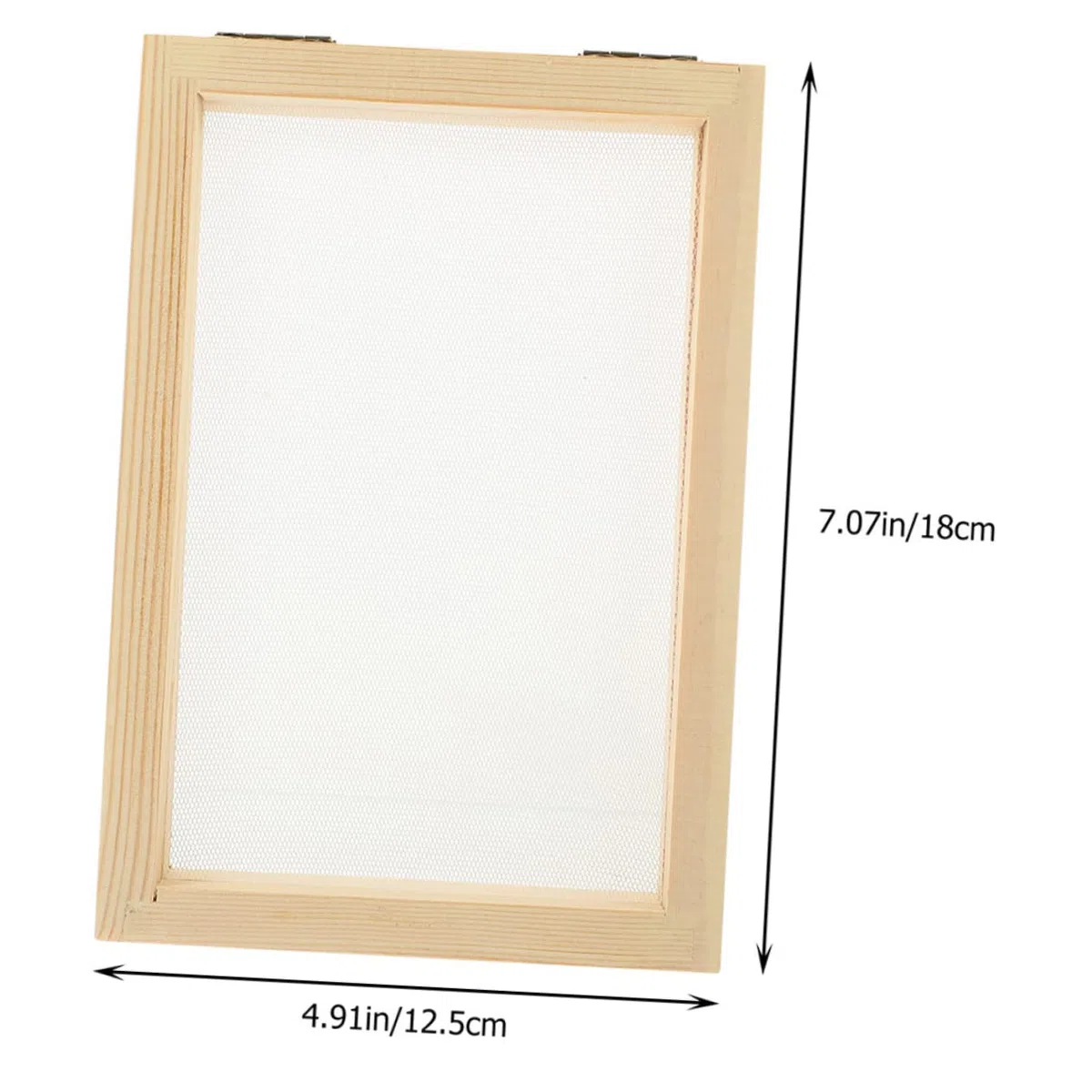 SHINEOFI 4piezas Paquete De Material Para Marcos De Fotos De Madera Marco De Madera Para Hacer Papel Kit Para Hacer Papel Herramienta De Manualidades Pantalla De Para Manualidades Casa Escu