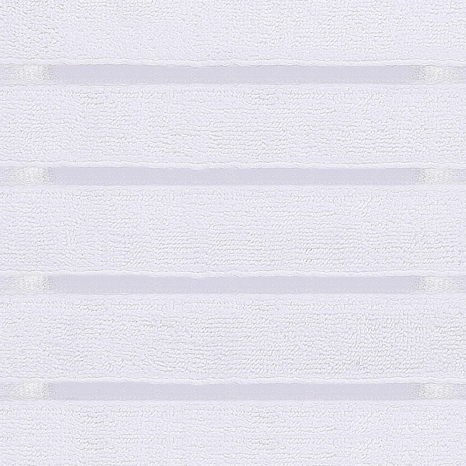 Utopia Towels Juego de Toallas de Lujo 8 Piezas 2 Toallas de Baño 2 de Mano 4 Paños Absorbentes 97% Algodón Ring Spun Blanco
