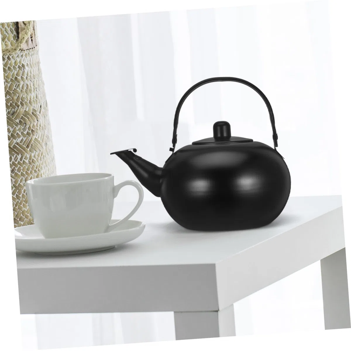 IMIKEYA Tetera de Acero Inoxidable Colador y Capacidad de 1,5l para Hervir Agua, Diseño Clásico y Funcional Adecuado para Cocina y Salón de Té
