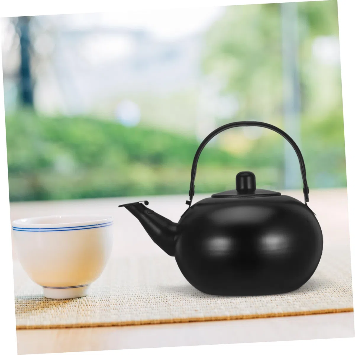 IMIKEYA Tetera de Acero Inoxidable Colador y Capacidad de 1,5l para Hervir Agua, Diseño Clásico y Funcional Adecuado para Cocina y Salón de Té