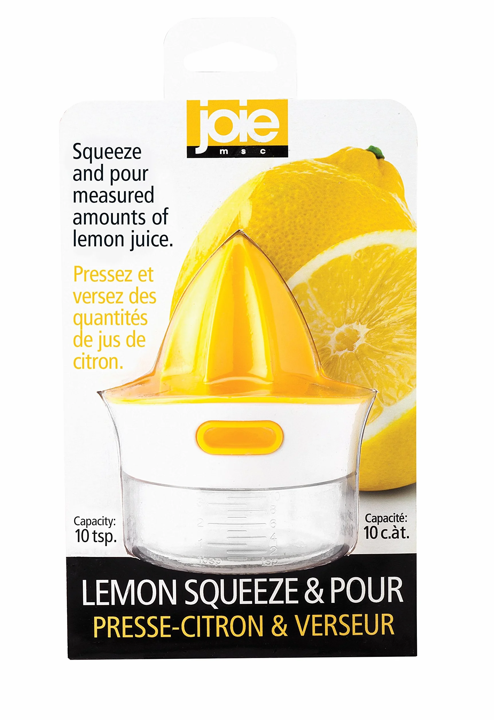 Joie Mini exprimidor de limón, Blanco y Amarillo