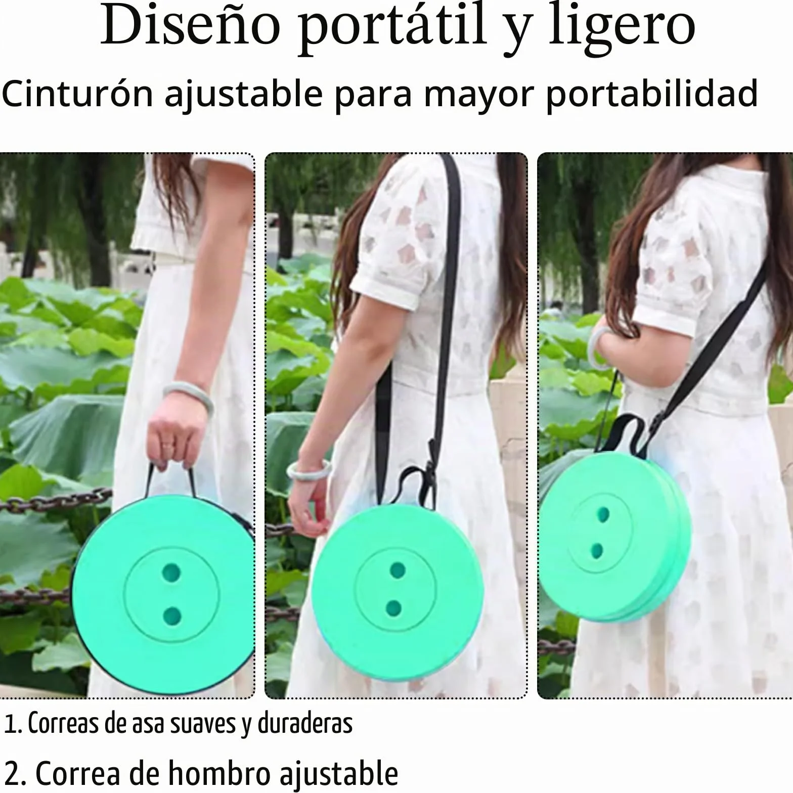 Taburete Plegable Portátil Ajustable en Altura 200 kg