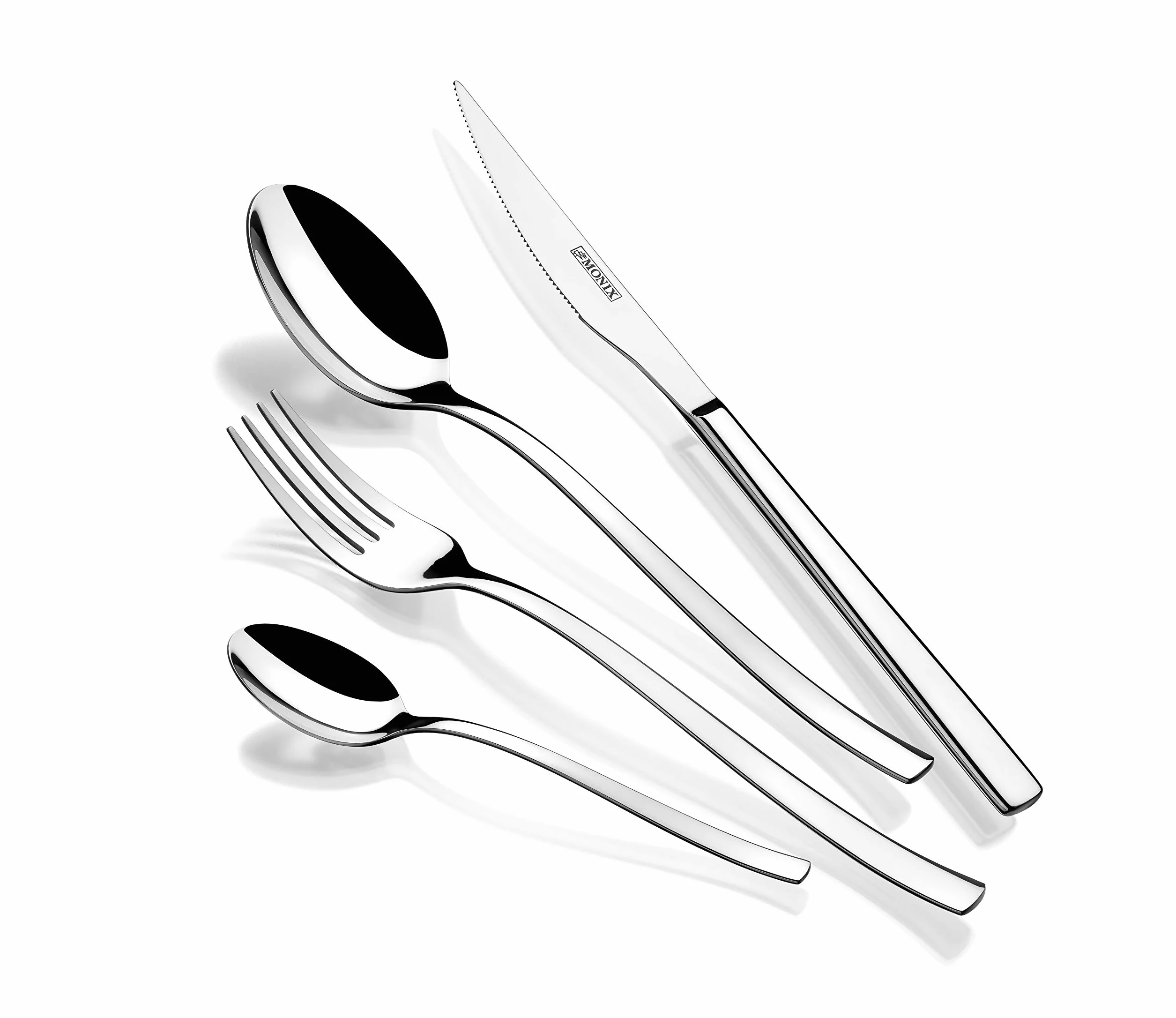 MONIX Génova Set de cubiertos 24 piezas acero inoxidable 18/10 2.5 mm