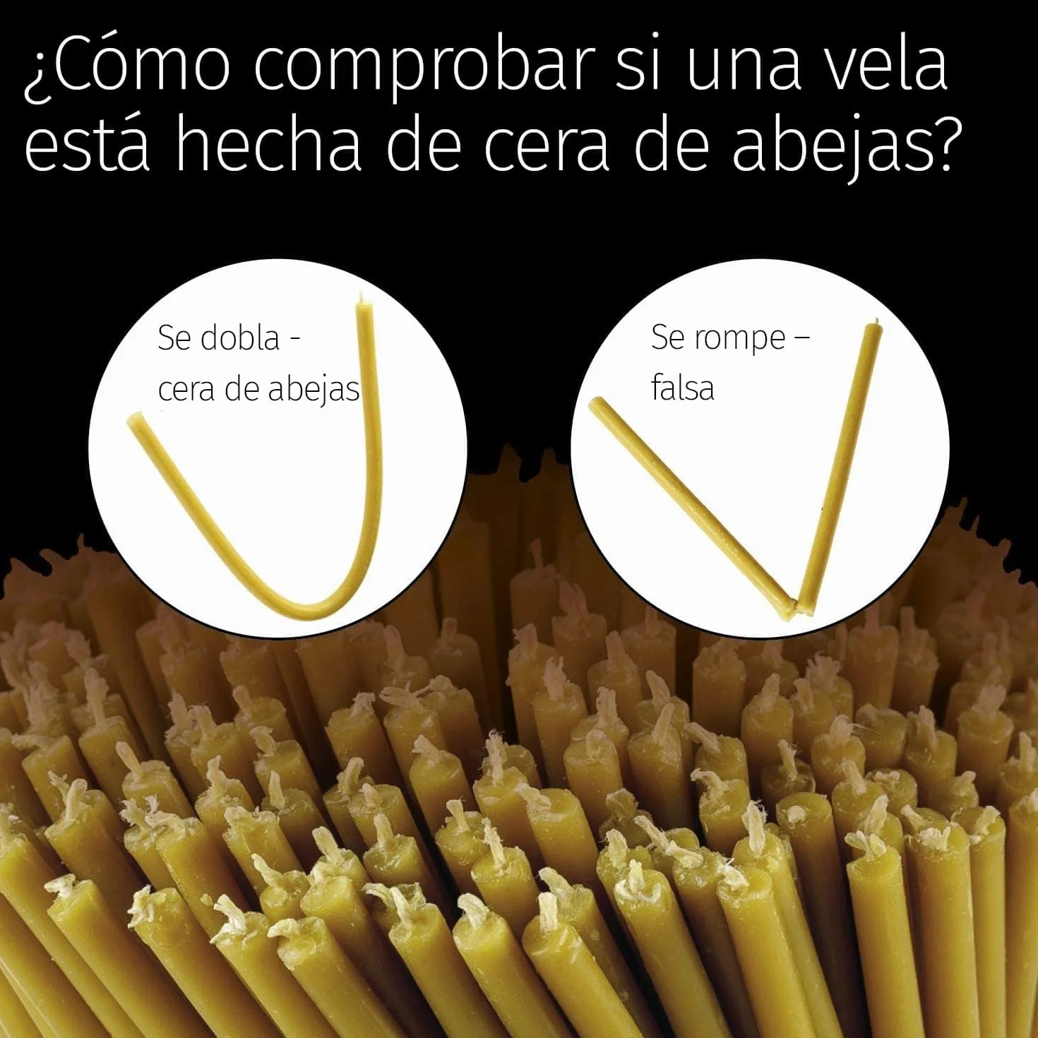 Velas de Cera de Abejas 100% Pura Ortodoxas para Oración, Rituales, Decoración de Mesa, 16 cm, 100 Unidades