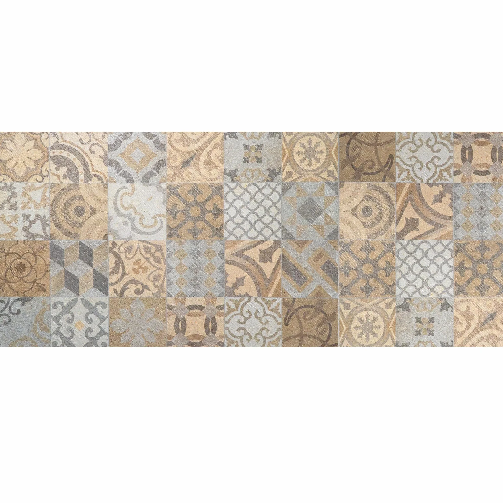 CREARREDA Alfombra de vinilo antideslizante y lavable para cocina, 100% Made in Italy, 120x50cm