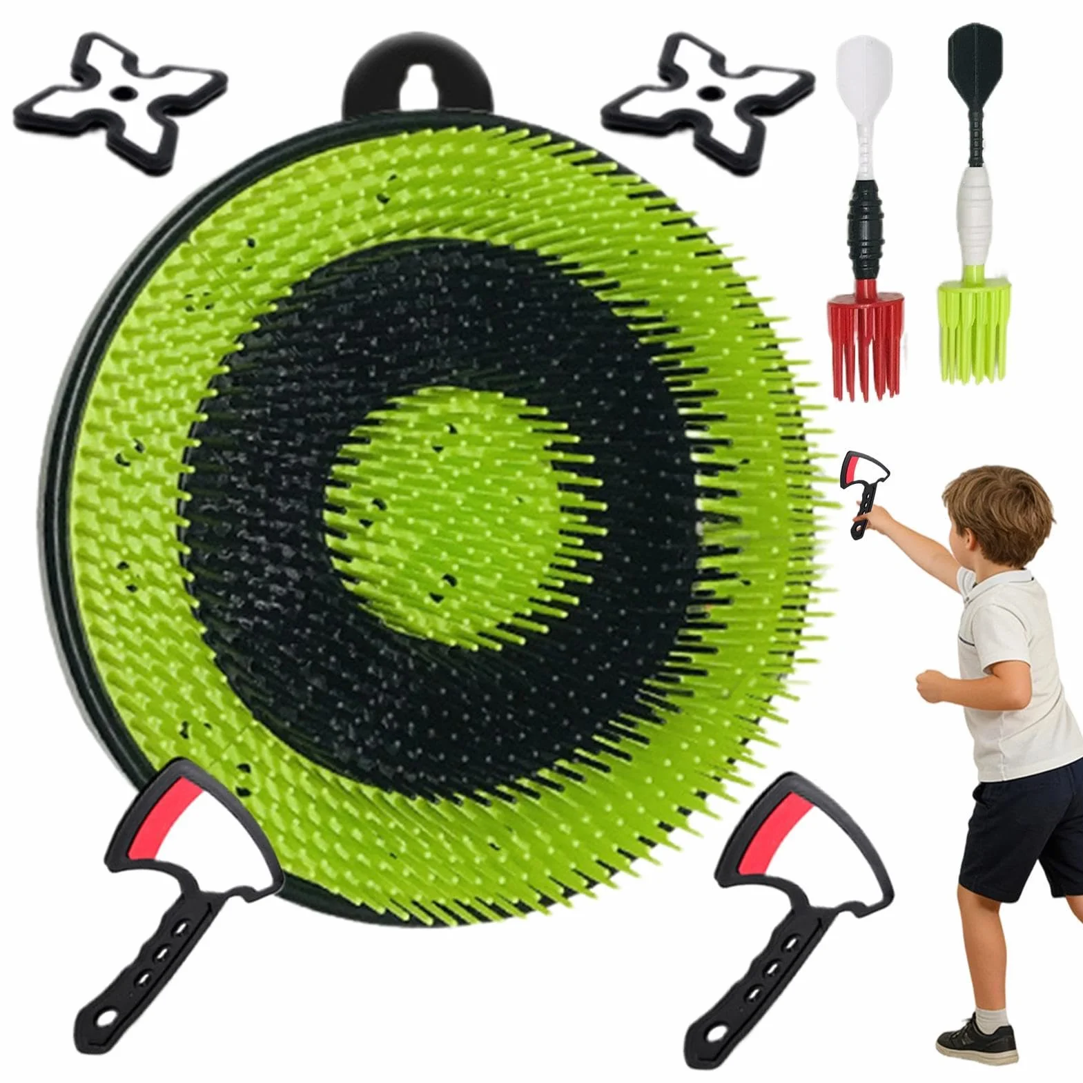 Juego De Lanzar Hacha para El Patio Trasero,Juguetes Deportivos - Juego Lanzamiento De Hacha Pequeña - para Césped, Patio, Carnaval, Camping, Playa, Parque Infantil, Parque, Pícnic y Escuela
