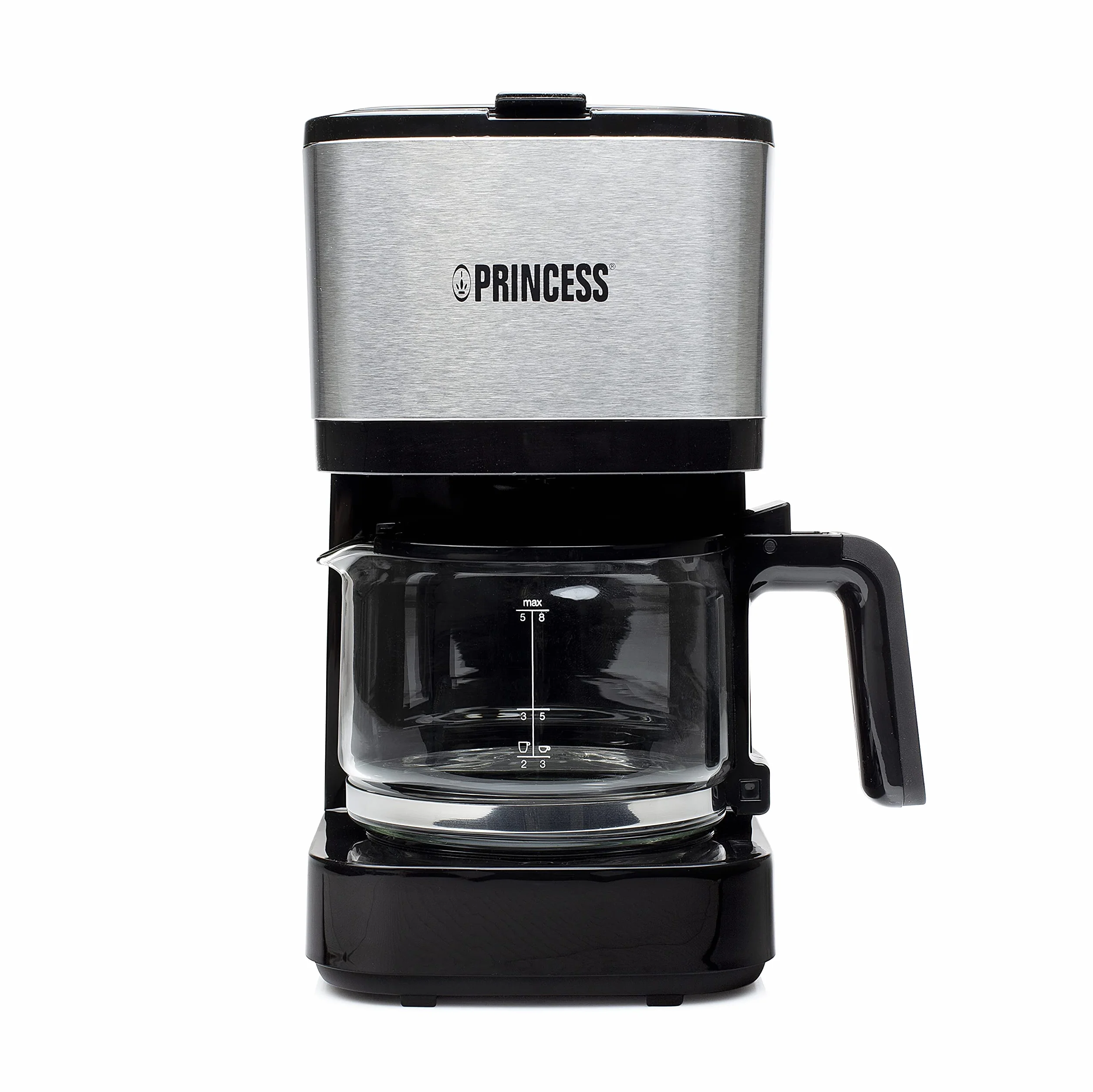 Princess 246030 Cafetera con Filtro Permanente Jarra Cristal 8 Tazas