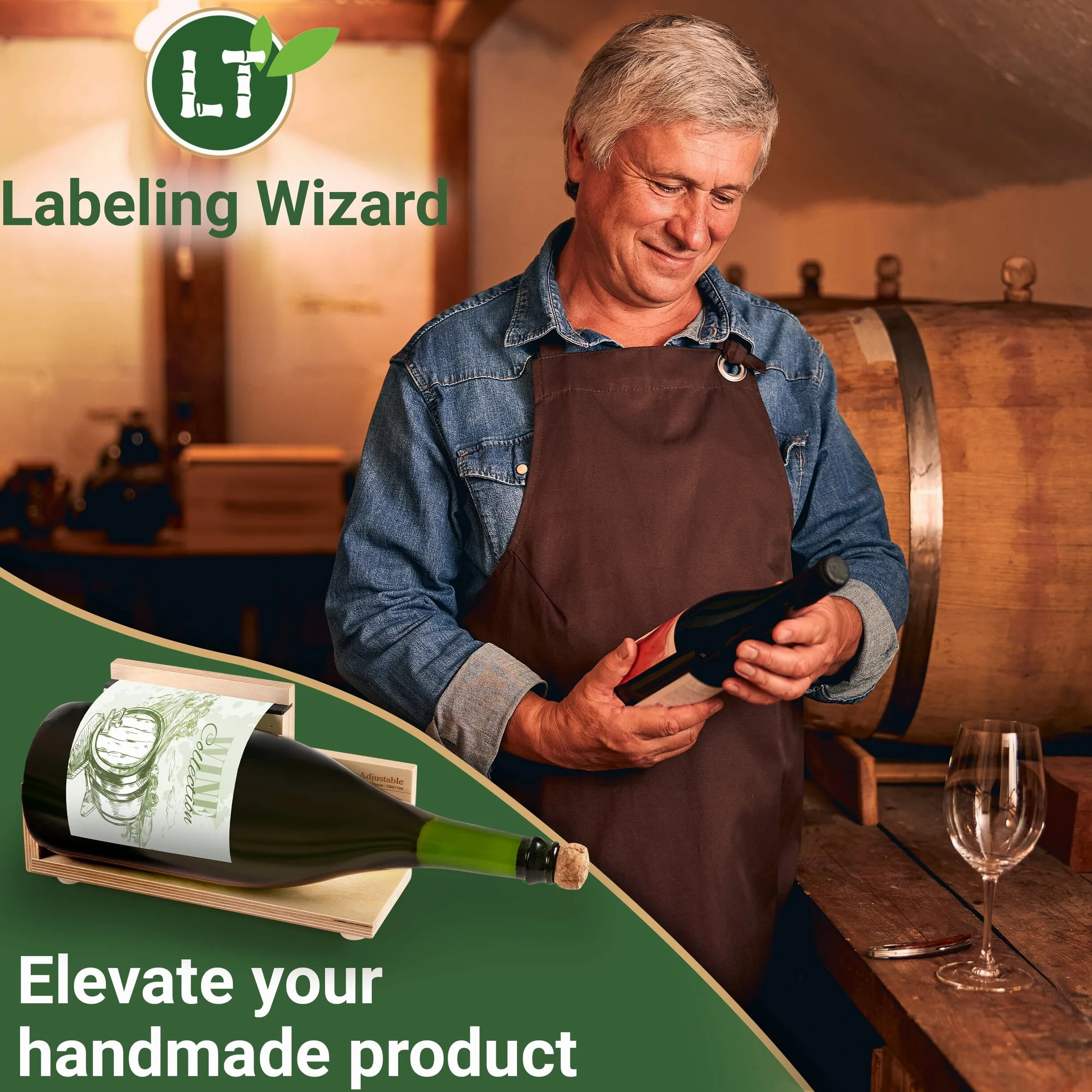 HI Boy Labeling Wizard Accesorio para envases Grandes