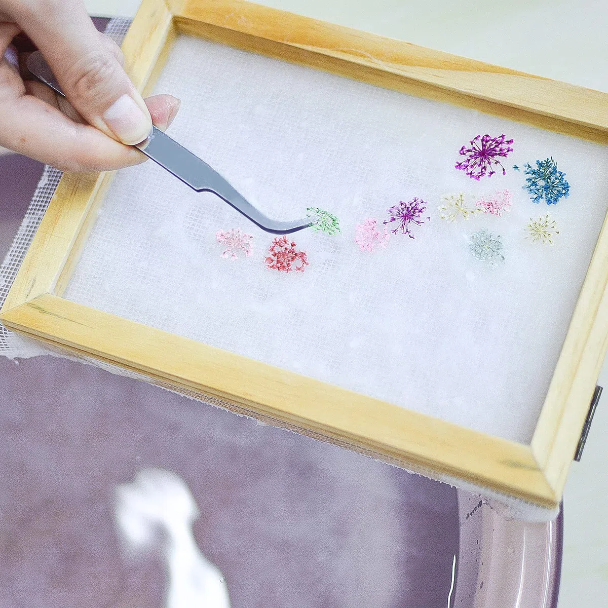 WANDIC Kit de Pantalla para Hacer Papel, el Juego de fabricación de Papel Incluye Marco de Molde de Madera, paño de fabricación de Papel, Mallas para Manualidades de Papel