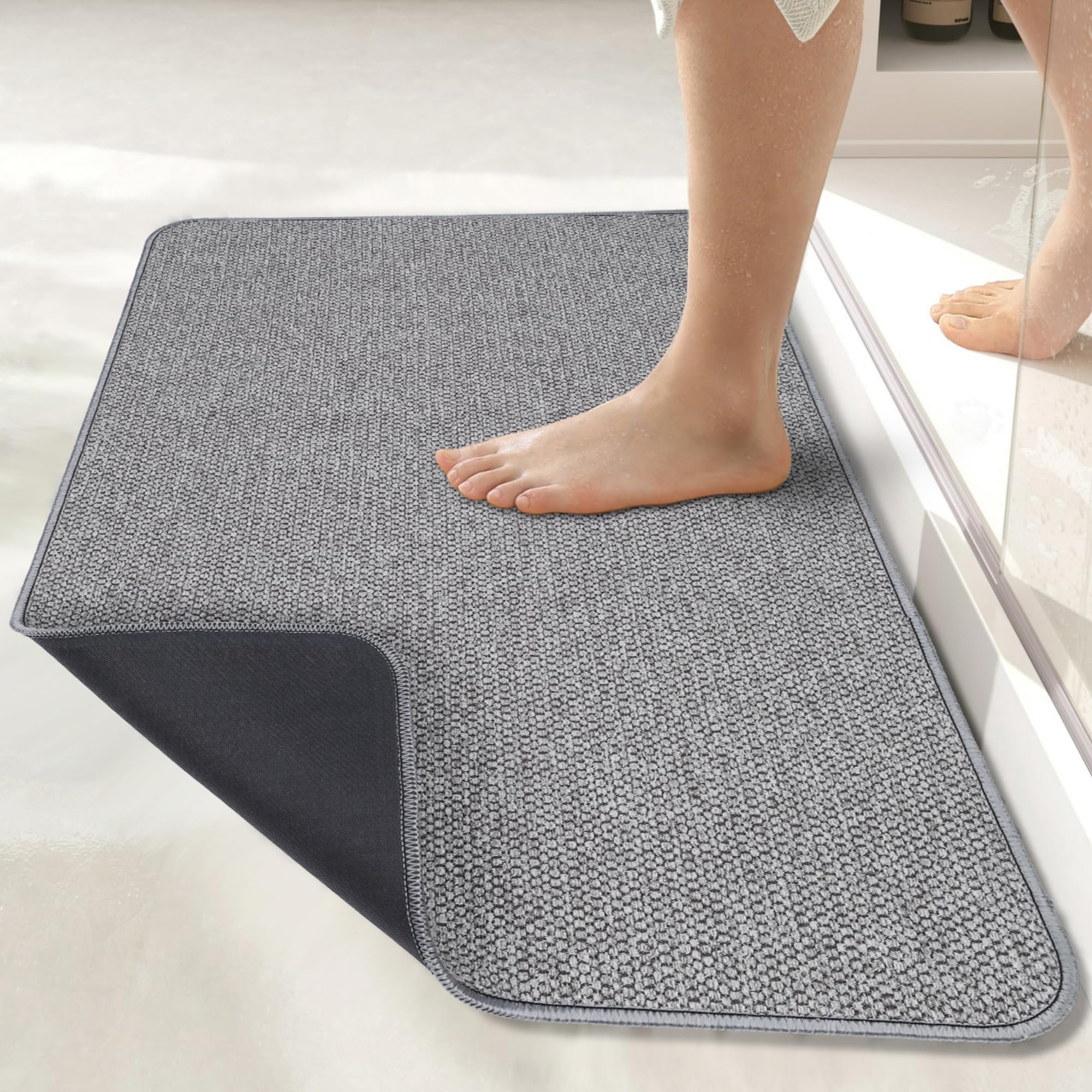 Elegant Ultra-Thin Non-Slip Bath Mat
