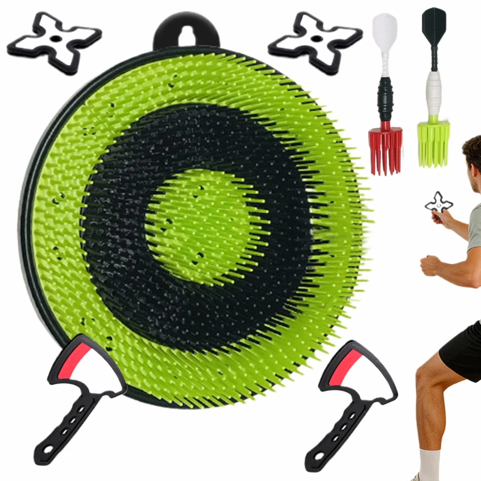 Juego De Lanzar Hacha para El Patio Trasero,Juguetes Deportivos - Juego Lanzamiento De Hacha Pequeña - para Césped, Patio, Carnaval, Camping, Playa, Parque Infantil, Parque, Pícnic y Escuela