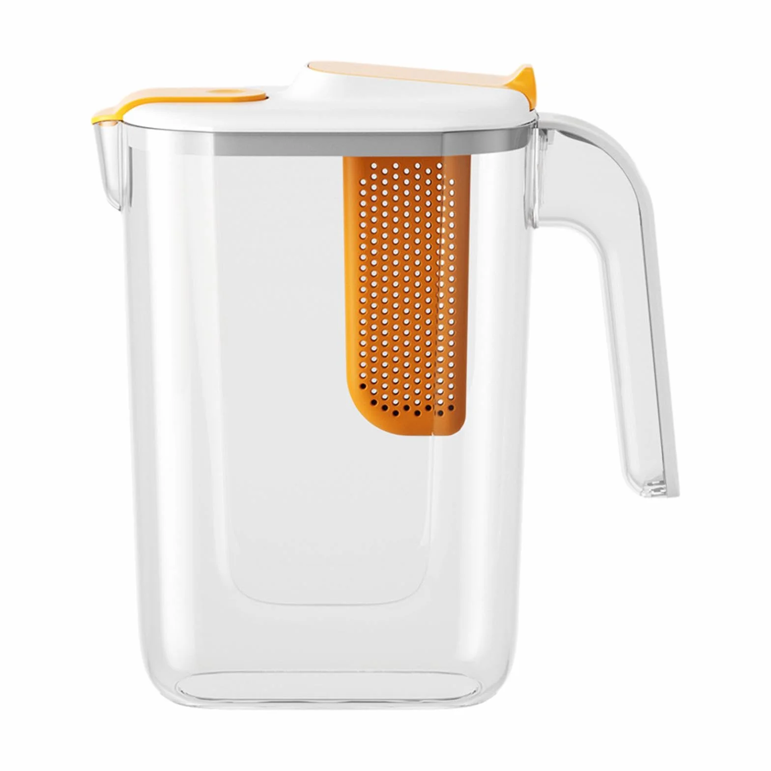 Jarra infusora de frutas grande, jarra de agua con infusión de 2600 ml, jarra infusora resistente al calor, jarra de bebidas con infusión de frutas, jarra infusora de frutas de gran capacidad, jarra