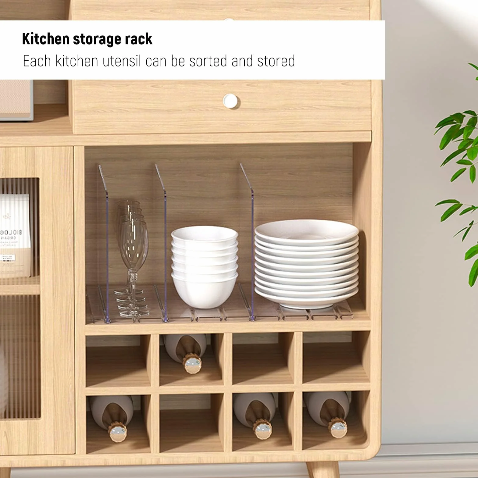 BOFUNX 5pcs Divisores de Estantería con Estantes Básicos Separadores de Balda Organizador de Armario Cocina Oficina Dormitorio para Almacenamiento y Organización de Bolsos Toallas Libros