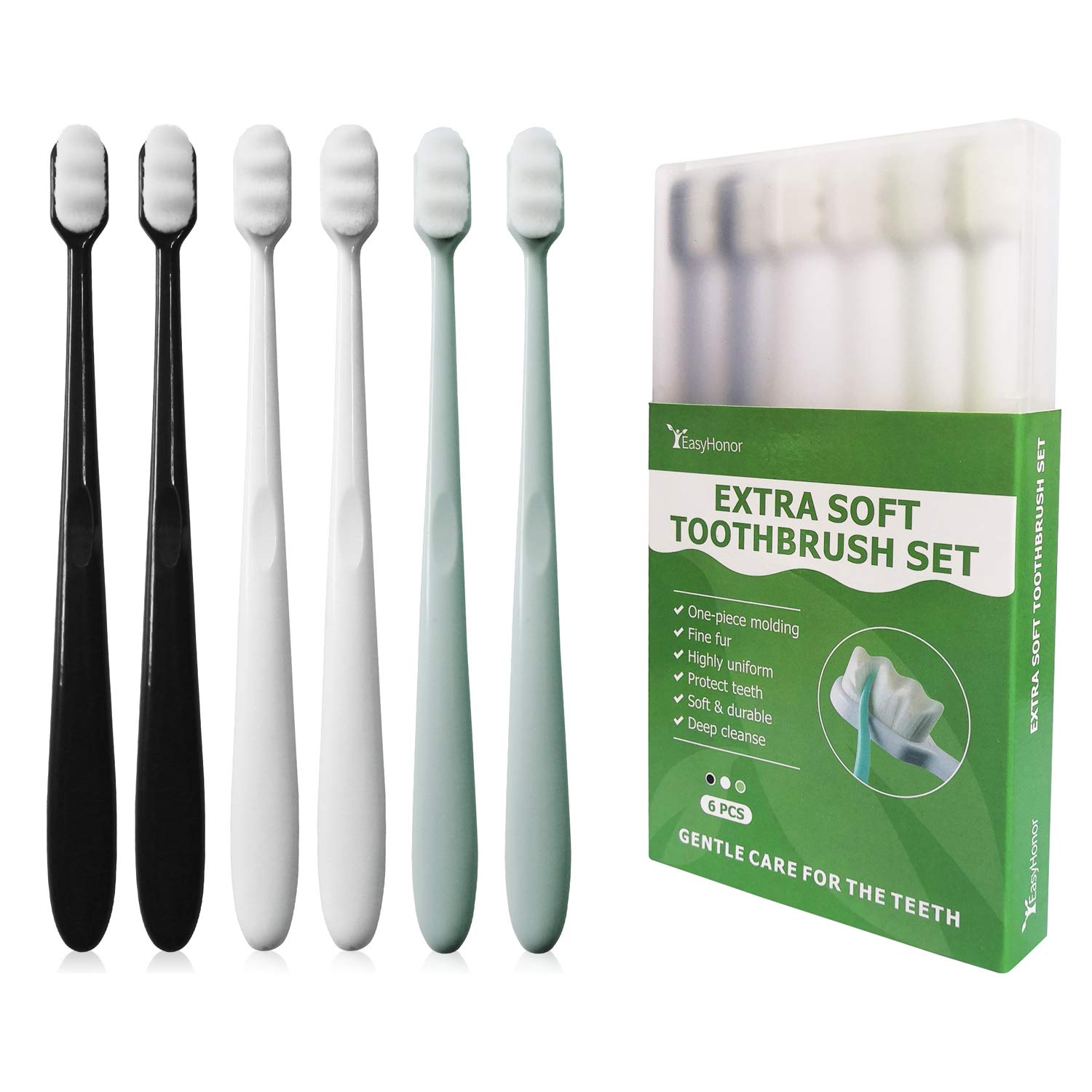 Ultra-Soft Micro Bristle Toothbrush for Sensitive Gums