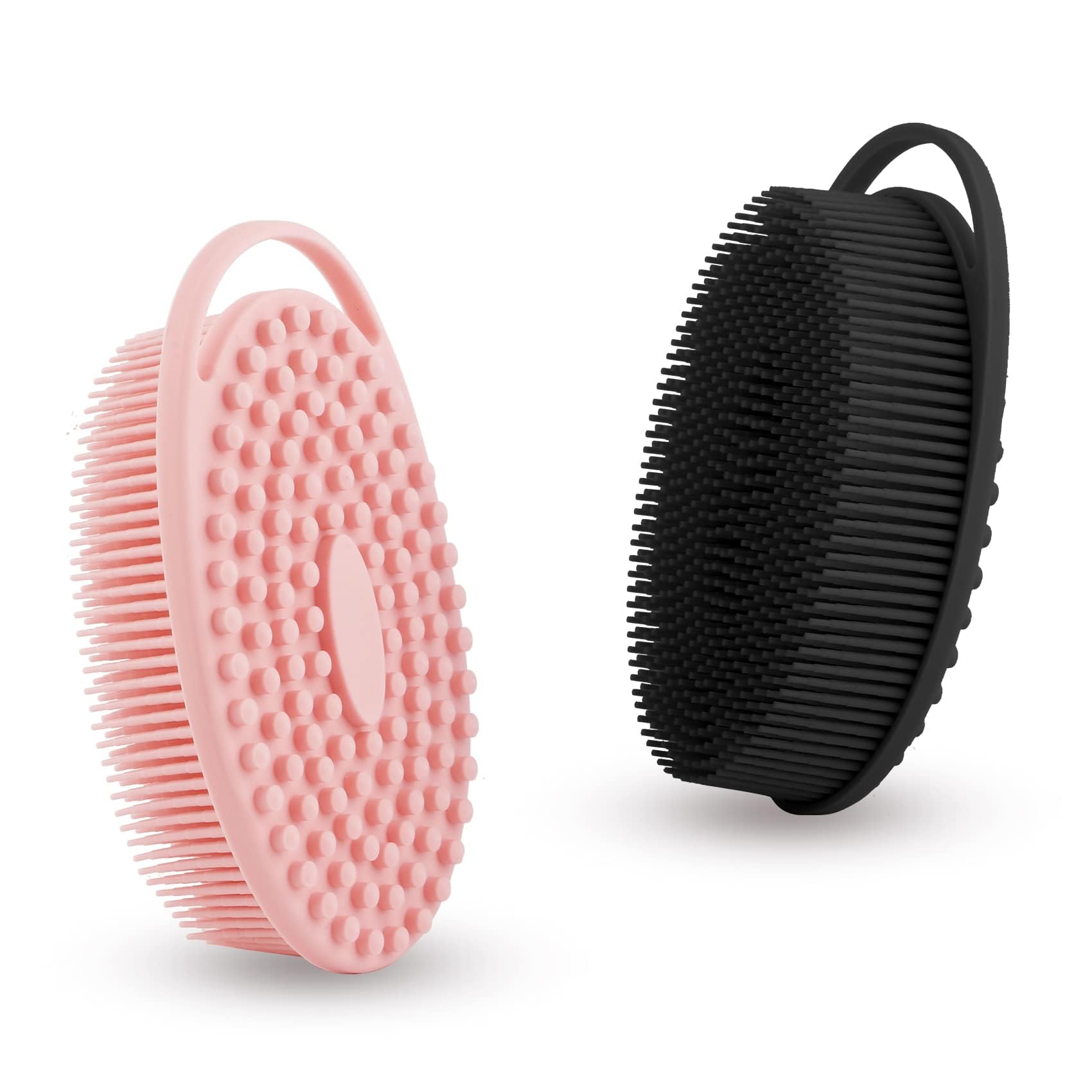 Gentle Dual-Sided Silicone Body & Scalp Scrubber