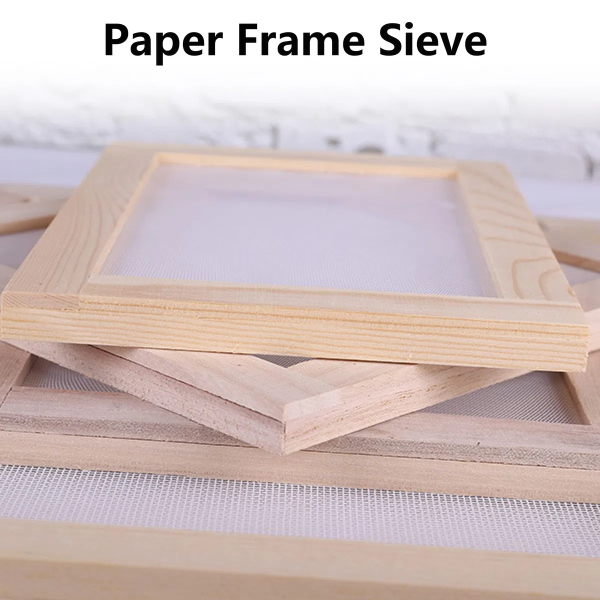 3 Pcs Papel FabricacióN De Moldes De Madera, Moldes Tradicionales De FabricacióN De Papel Marco De Pantalla Tradicional Flores Prensadas Para Adolescentes EnseñAnza FabricacióN