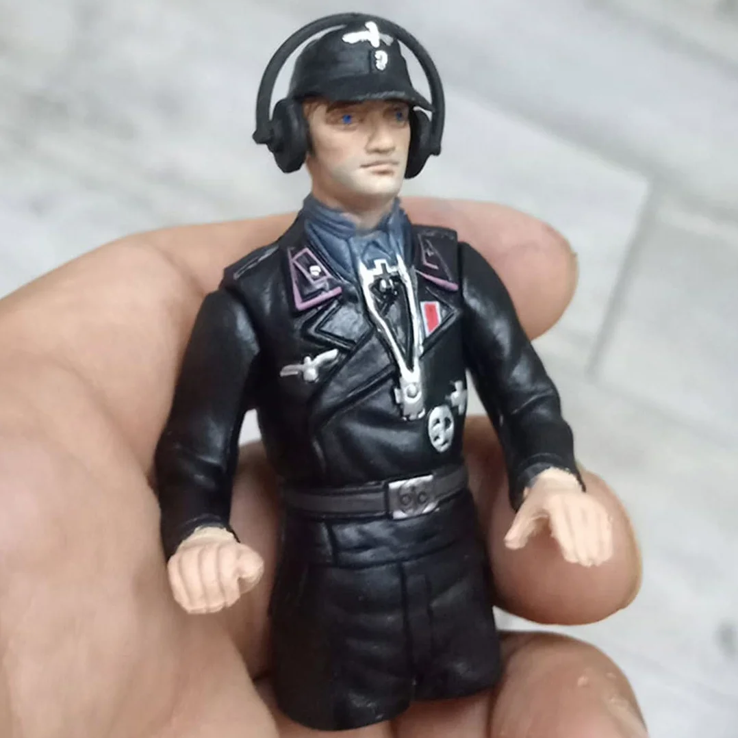 Vehículo tanque de control remoto a escala 1/16, muñecas soldado pintadas a mano, modelos militares de soldado, piezas OP, accesorios de actualización de tanque con ala pequeña y grande