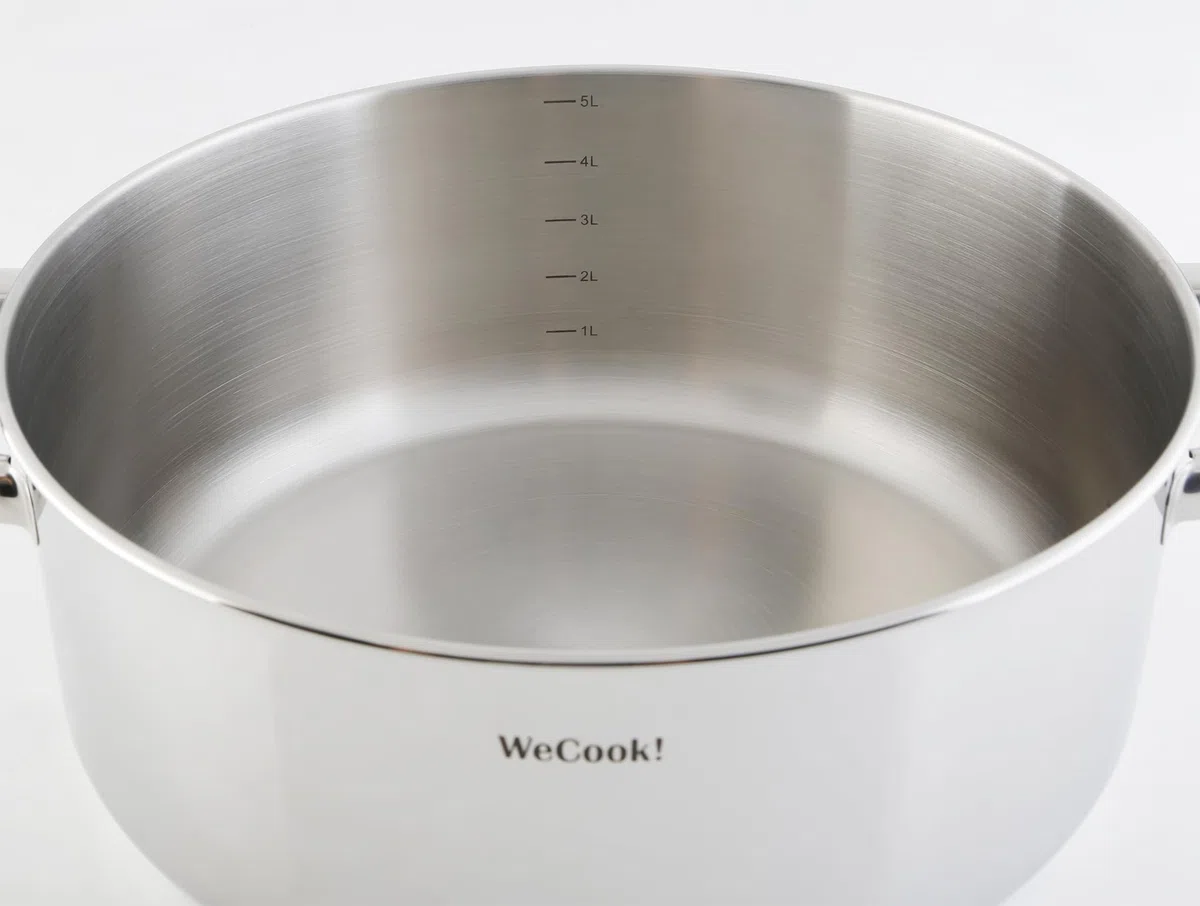 CAZUELA con tapa de acero INOX 16cm, WECOOK! PRO