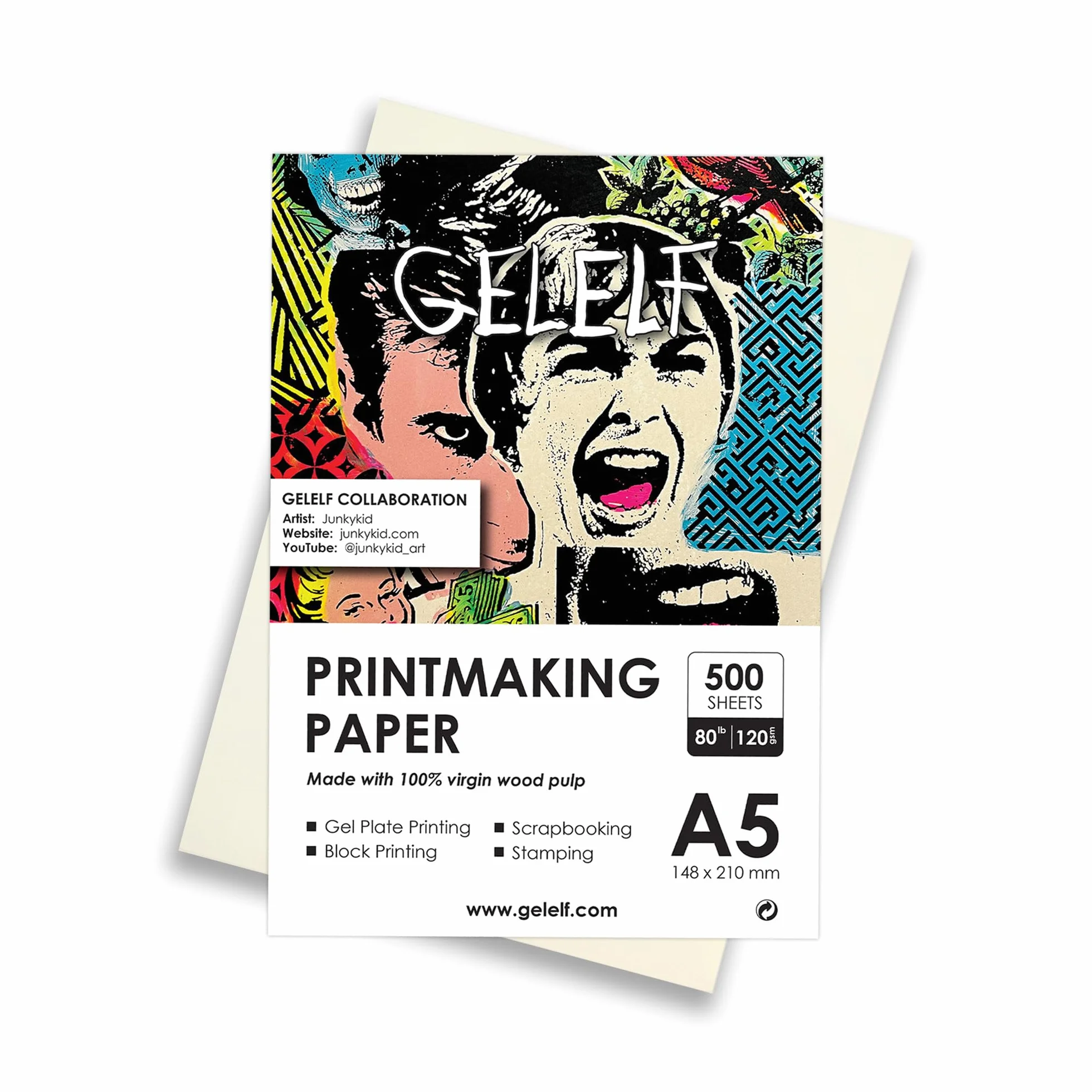 Papel de impresión para impresión de gel, tamaño A5