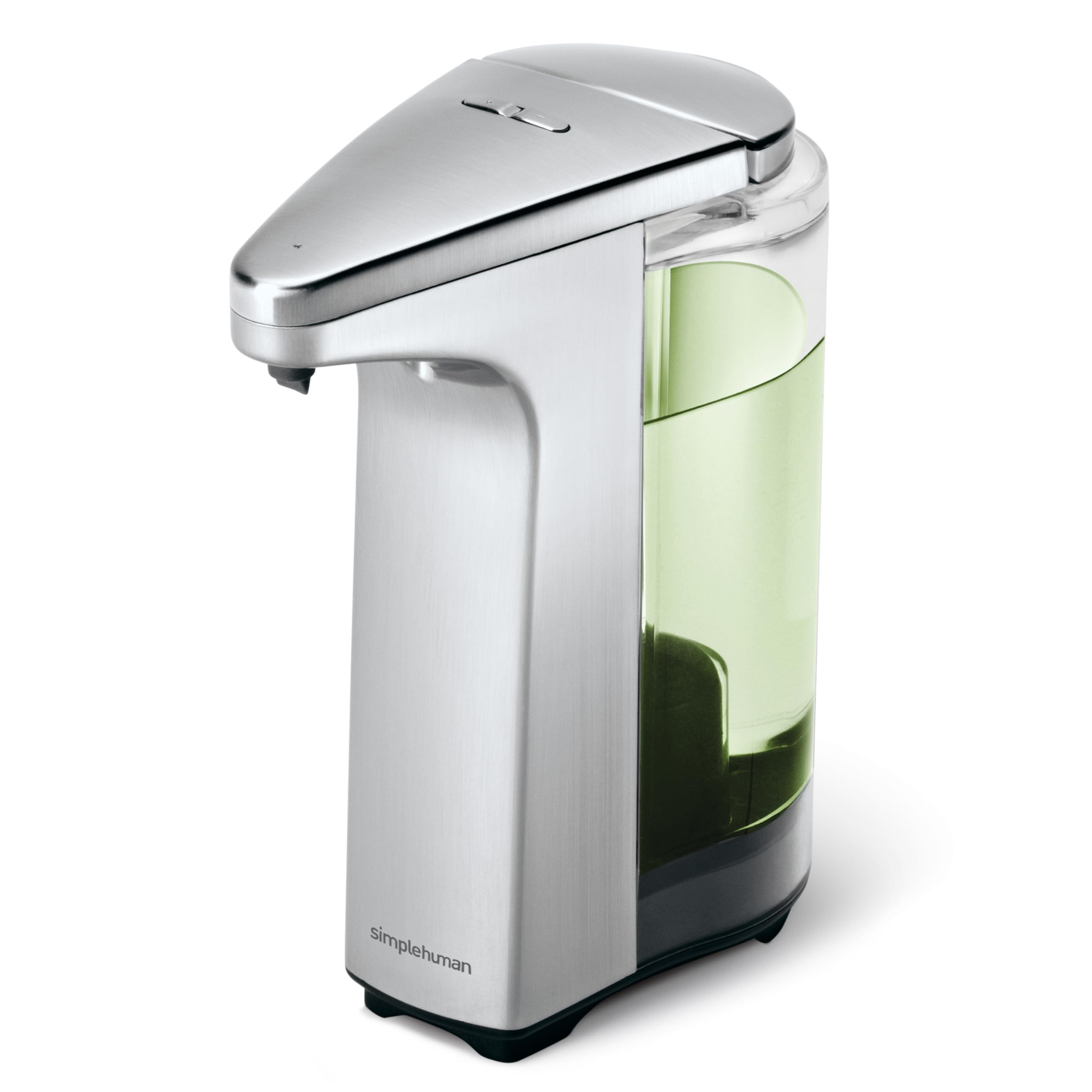 Brushed Nickel Touch-Free Liquid Soap Dispenser
