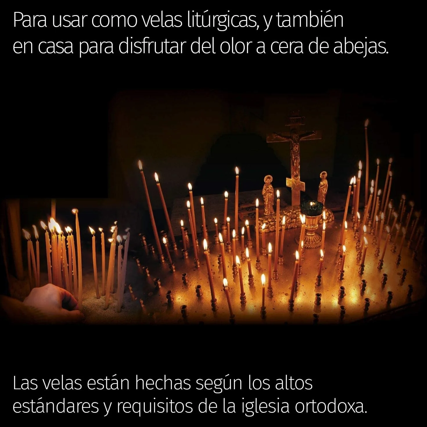 Velas de Cera de Abejas 100% Pura Ortodoxas para Oración, Rituales, Decoración de Mesa, 16 cm, 100 Unidades