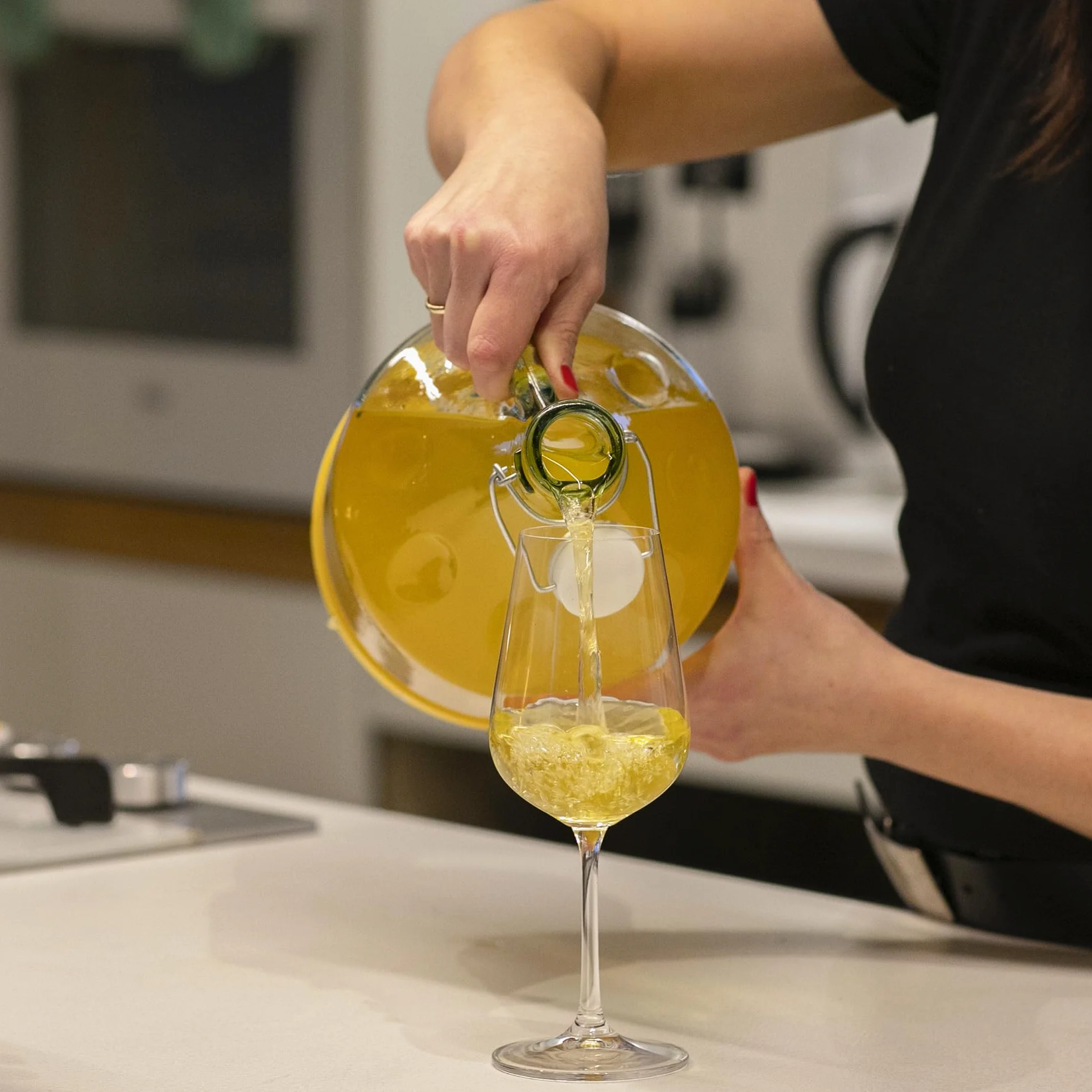 Botella de cristal 5 litros globo de fermentación Unbekannt