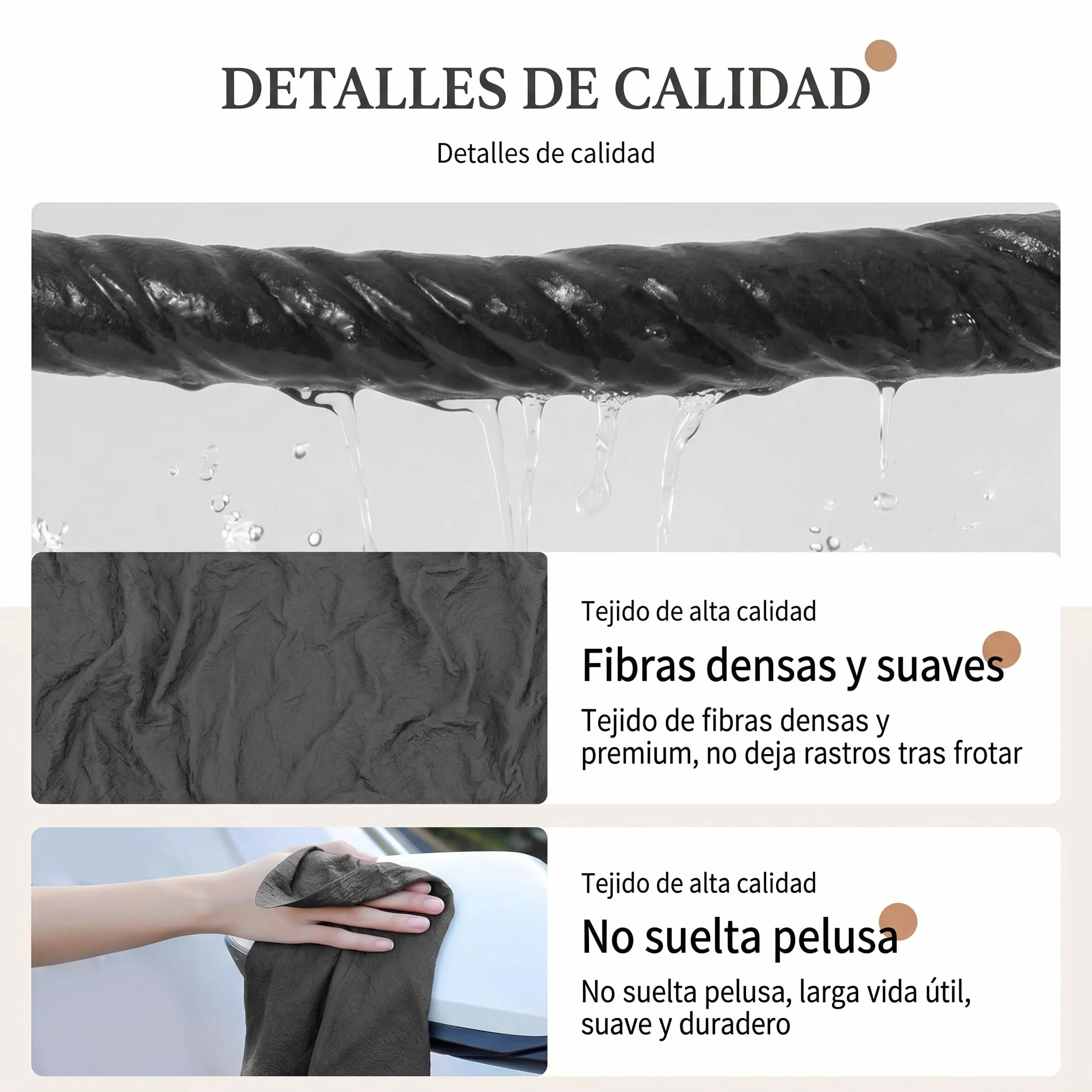 Antonio herato paño mágico microfibra 30x40cm 10 unidades bayetas reutilizables ultra absorbentes sin pelusas