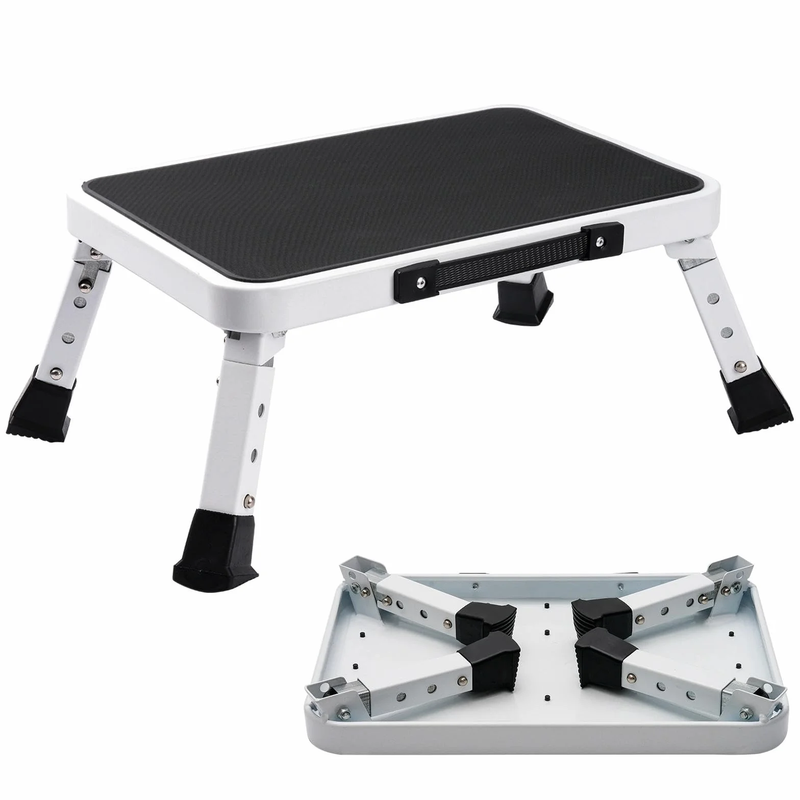 Taburete Plegable Portátil Cocina, Banco Plegable para Hogar y Oficina