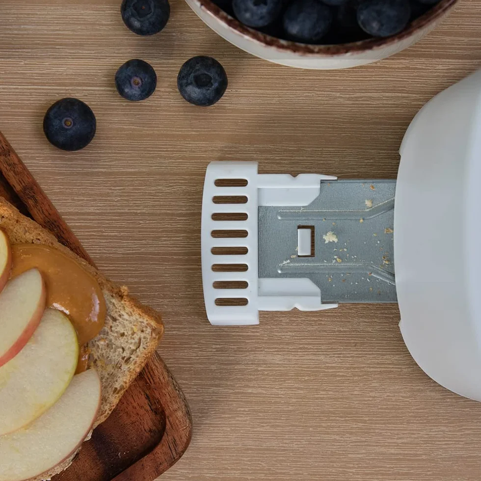 Cecotec Tostadora Toast&Taste 10000 Extra White. 980 W, Ranura larga extraancha, Función Recalentar, Descongelar y Cancelar, Plástico, Varillas superiores, Blanco