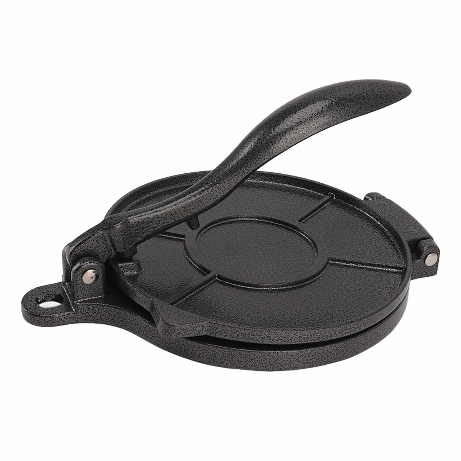 Prensa de Tortillas Aleación de Aluminio Herramienta de Prensado Manual para Hacer Tortillas para Hacer Pasteles de Pizza 16 Cm Negro (16cm negro)