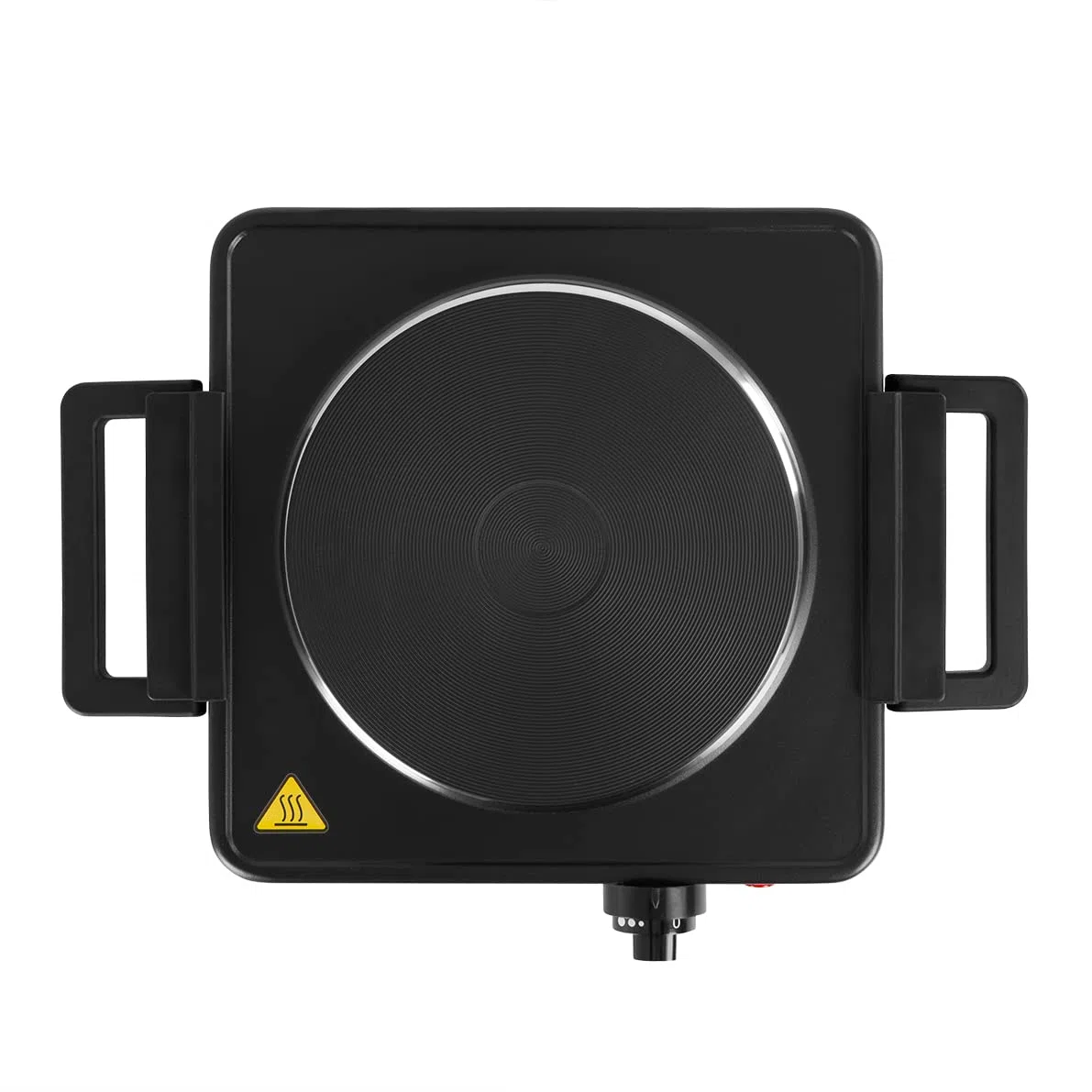 Orbegozo PE 2815, Hornillo eléctrico, termostatos de intensidad regulable, 1500 W, sistema seguridad anti-sobrecalentamiento, indicador luminoso, color negro