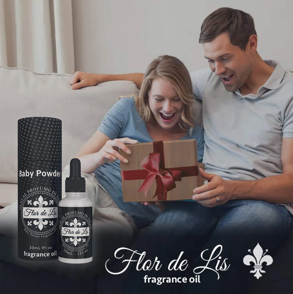 Flor de Lis - Perfume exclusivo para secadora, aceite con fragancia de talco, aroma de esencias para ambientadores de varillas
