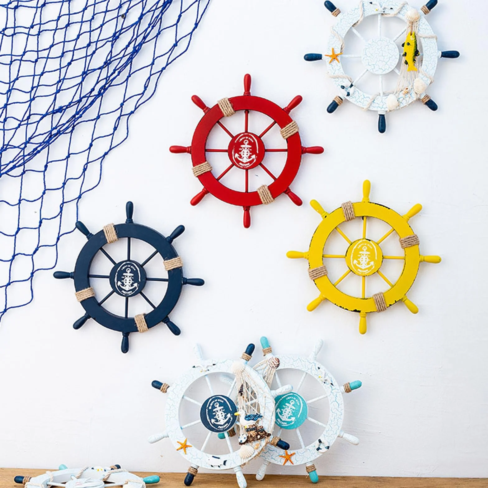 Decoracion de timon de barco,Decoracion Nautica,Decoracion de pared de timon de barco nautico,Decoracion de pared de timon de barco,para la puerta de la pared Home Office Decoracion del hogar ,A4