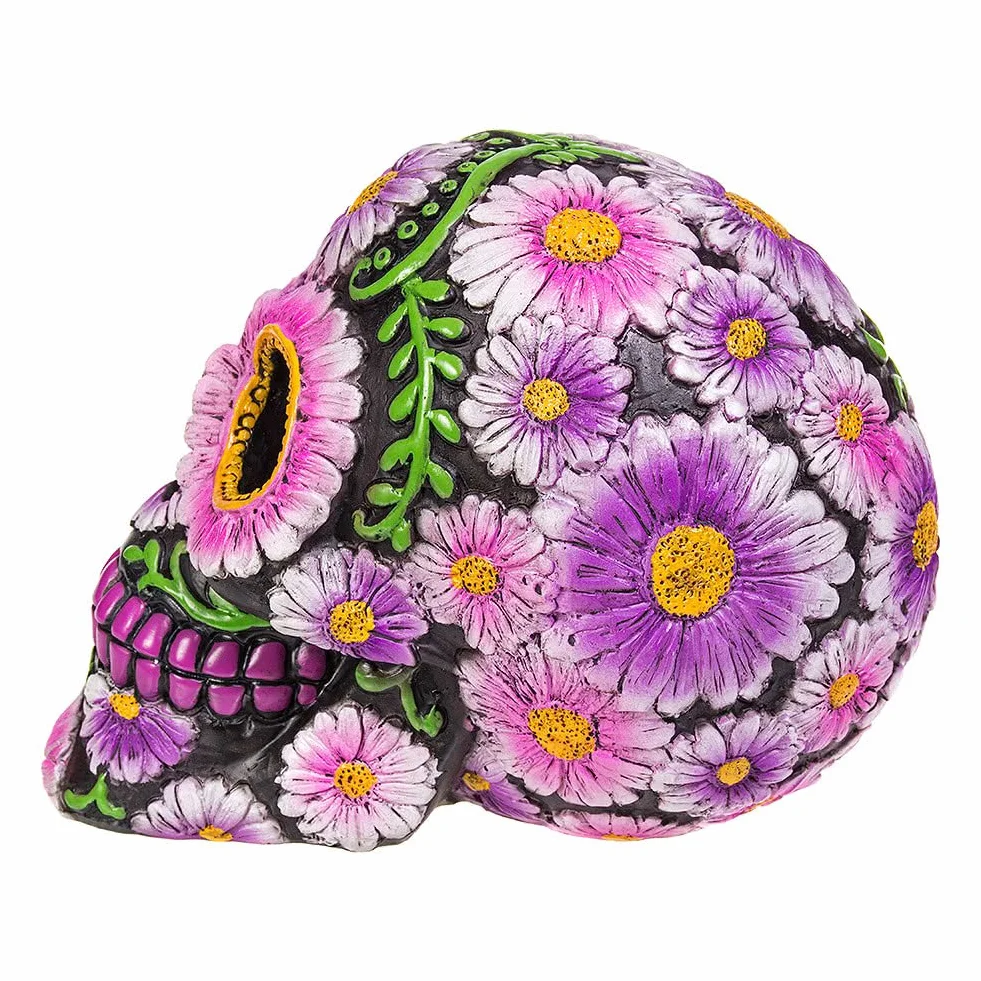 Nemesis Now Sugar Petal Skull Sin clasificar Estatua Multicolor Poliresina