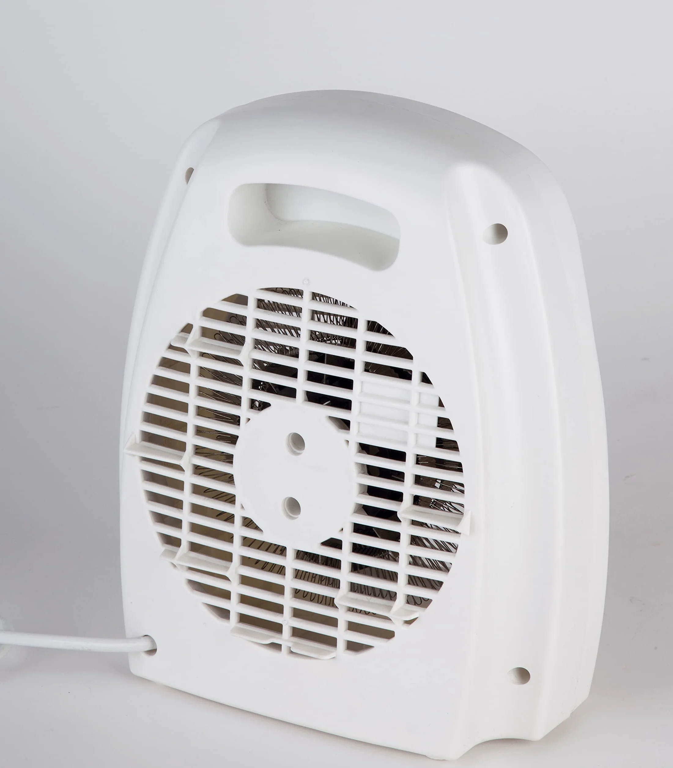 JATA TV78 - Calefactor Baño Eléctrico con Termostato Ajustable, 2000 W, 2 Potencias de Calor y Ventilador, Calentamiento Rápido, Protección Sobrecalentamiento, Asa de transporte
