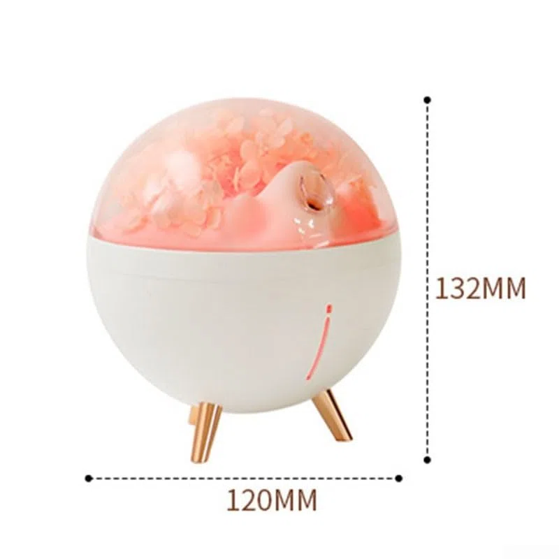 Humidificador Dormitorio LED Lámpara de cabecera Agua Reabastecimiento Oficina Humidificador (rosa)