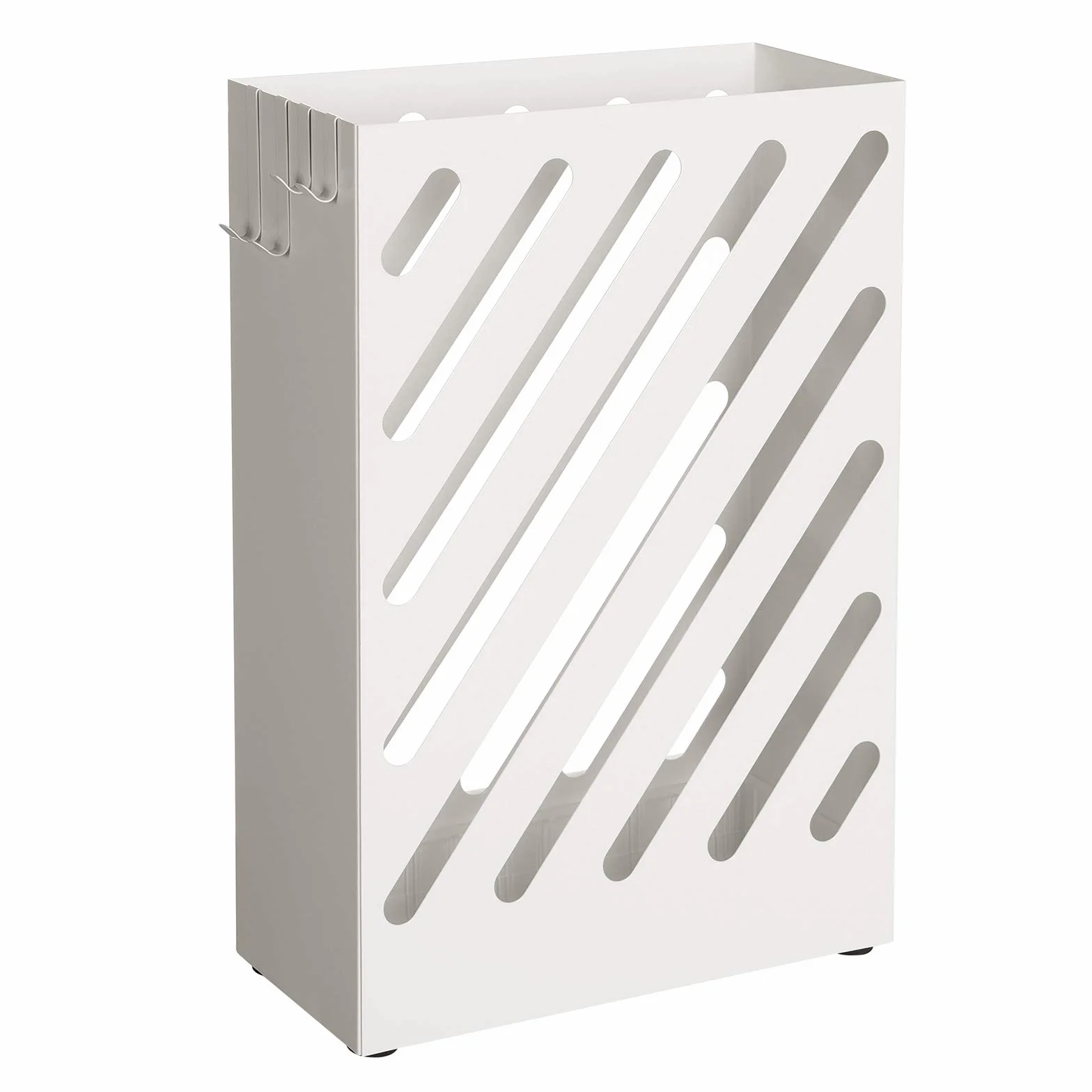 SONGMICS Paragüero Rectángulo Blanco LUC03WT